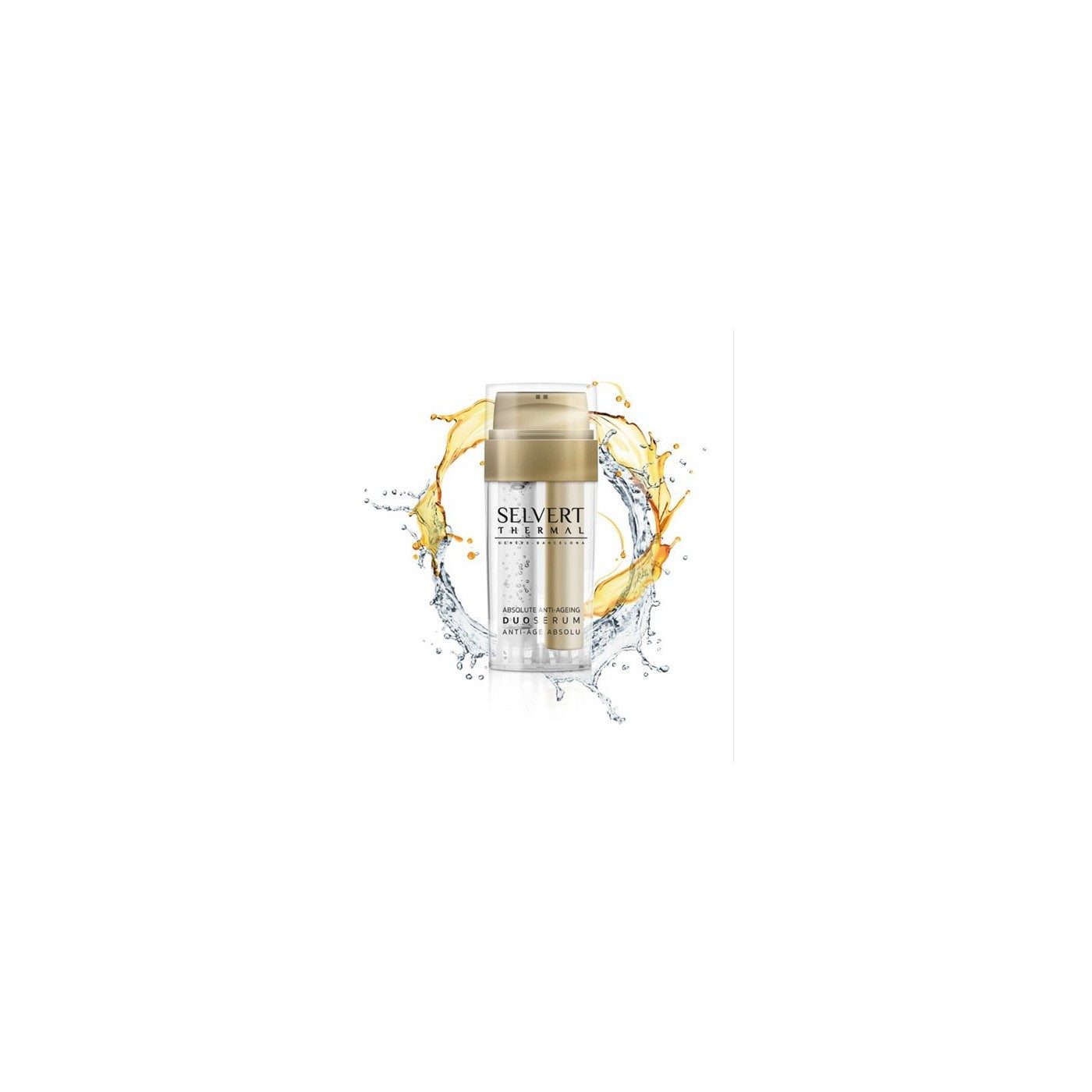Selvert Thermal Anti-Falten-Serum Absolute Anti-Ageing Duo Serum, 2-tlg., mit Goji-Beere, Preisgekrönt, unglaublich effektiv