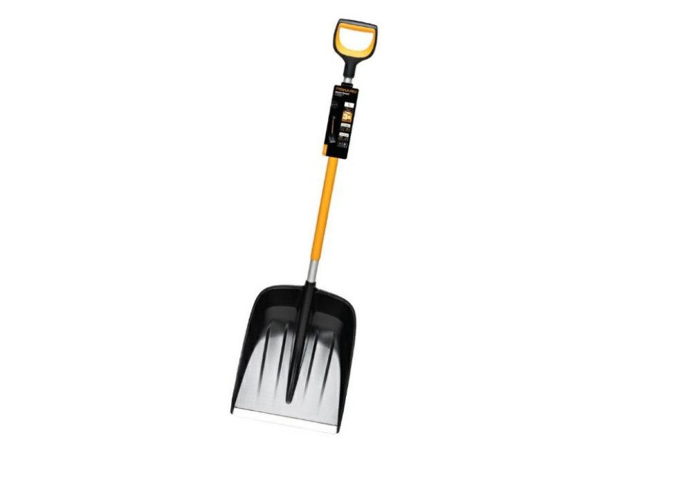 Fiskars Schneeschieber FISKARS Schneeschaufel X-Series Aluminium 36,2x19,5 cm