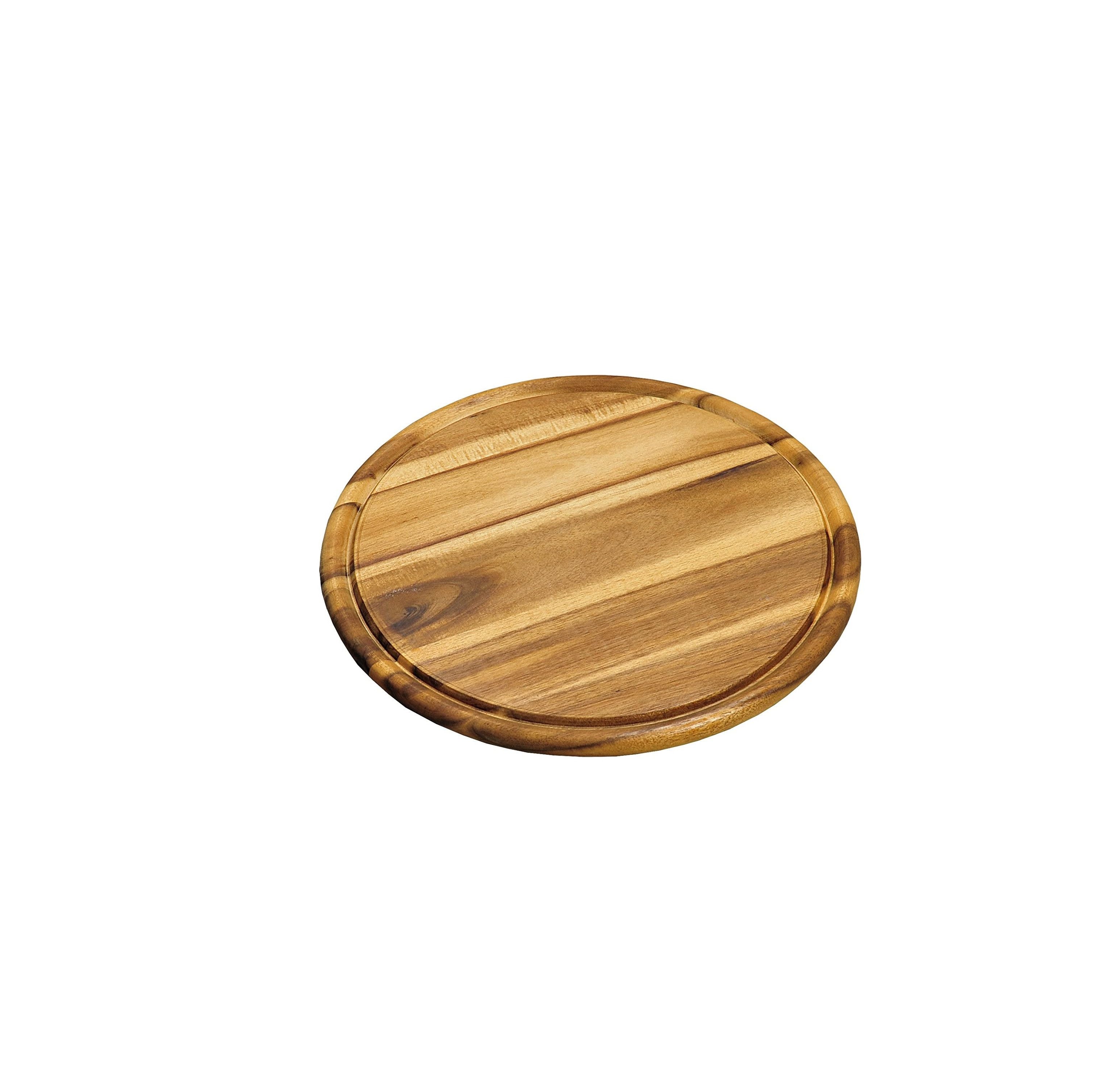 Kesper Schneidebrett Fleischteller aus Akazienholz Höhe: 15 mm, Durchmesser: 250 mm