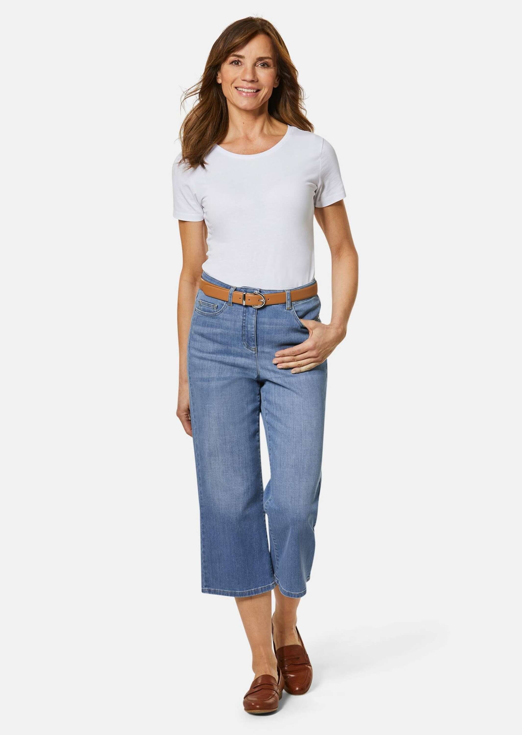 GOLDNER Stoffhose Kurzgröße: Bequeme Culotte in günstig online kaufen