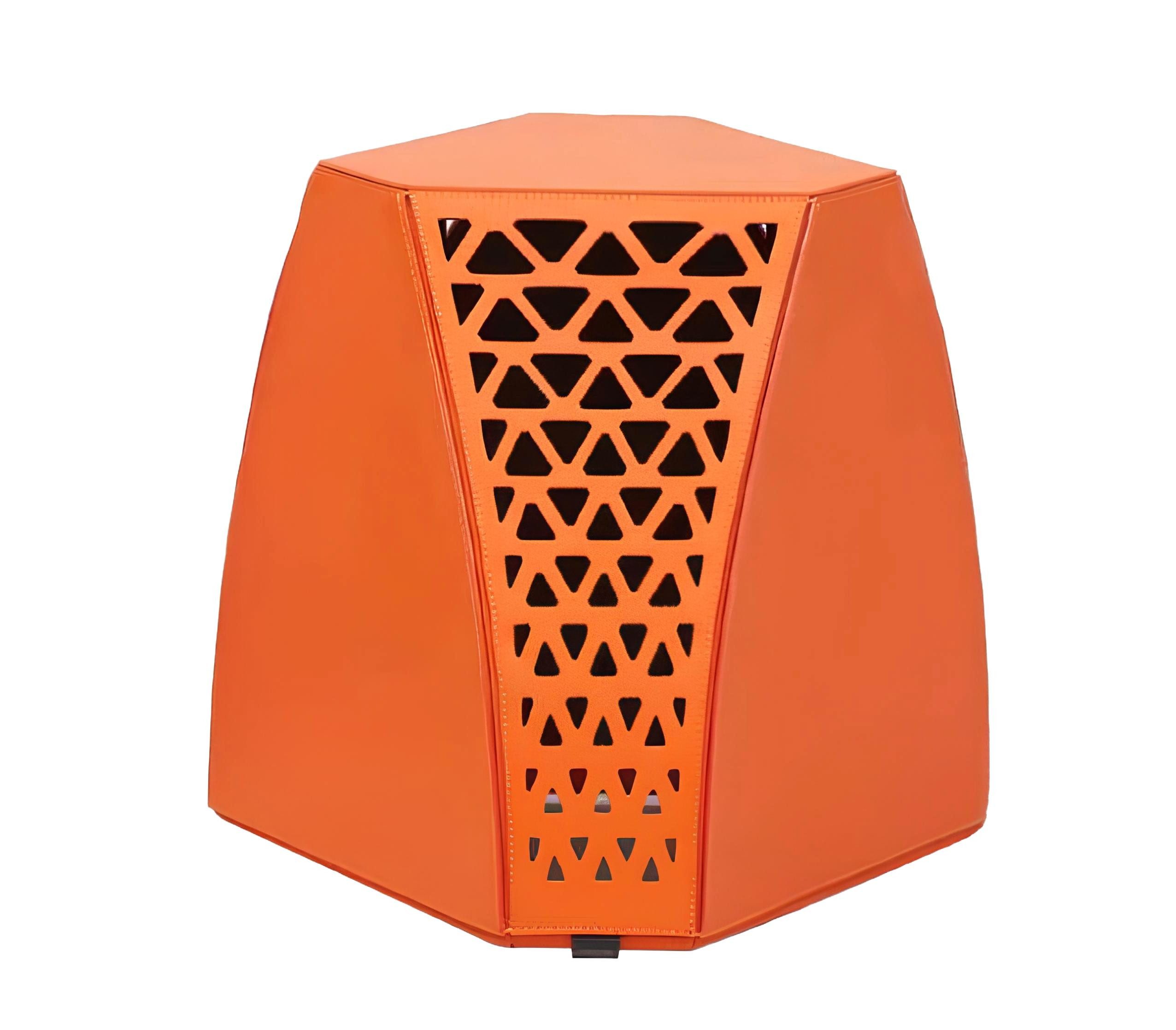 Xlmoebel Couchtisch Holz-Couchtisch in leuchtendem Orange mit modernem Design (Packung, 1-St., Couchtisch), Hergestellt in Europa