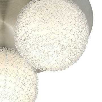 Globo LED Deckenleuchte, Leuchtmittel nicht inklusive, Design Decken Strahler Kugel Leuchte Glas Lampe