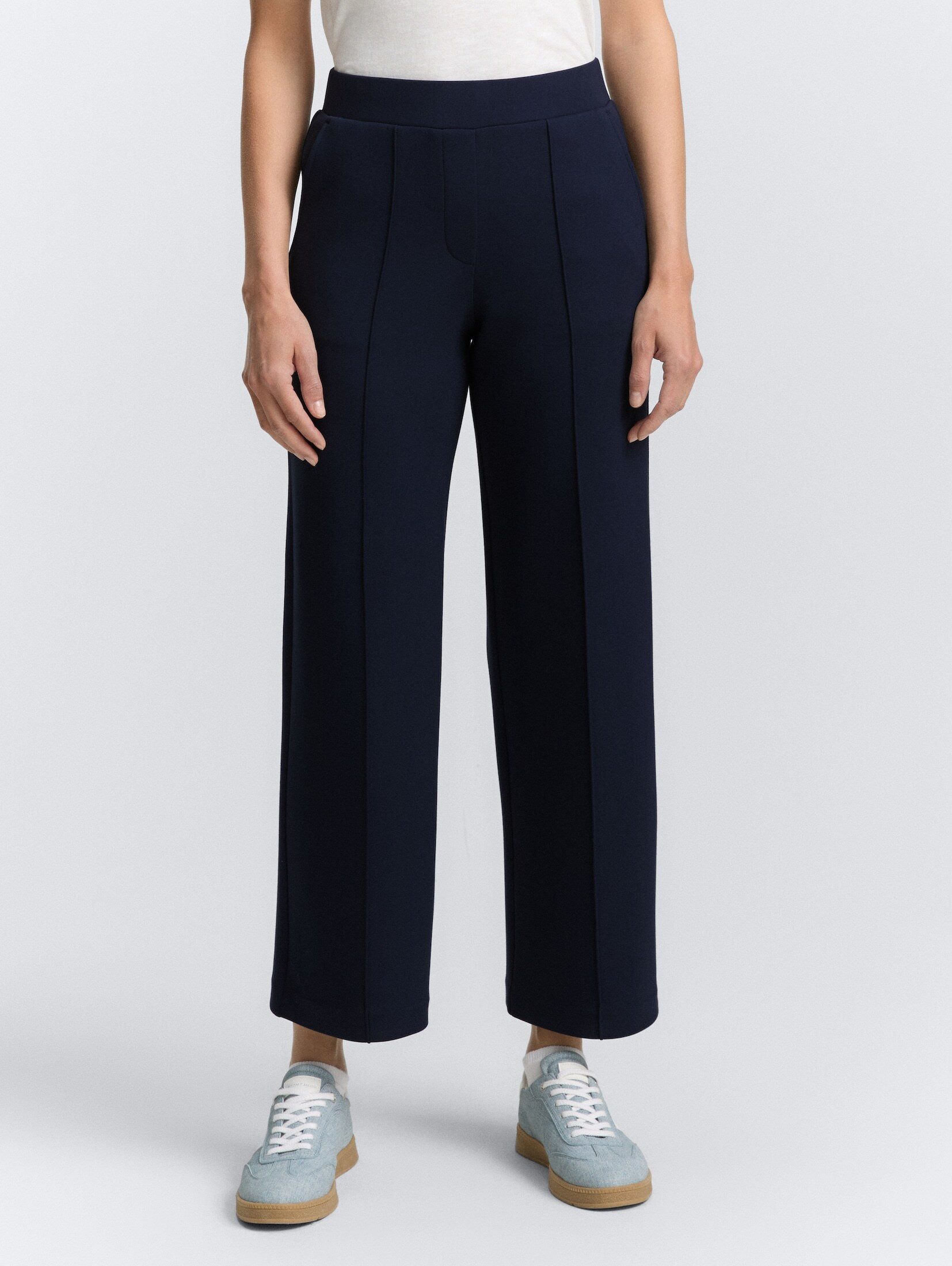 TOM TAILOR Stoffhose Loose Straight Scuba günstig online kaufen