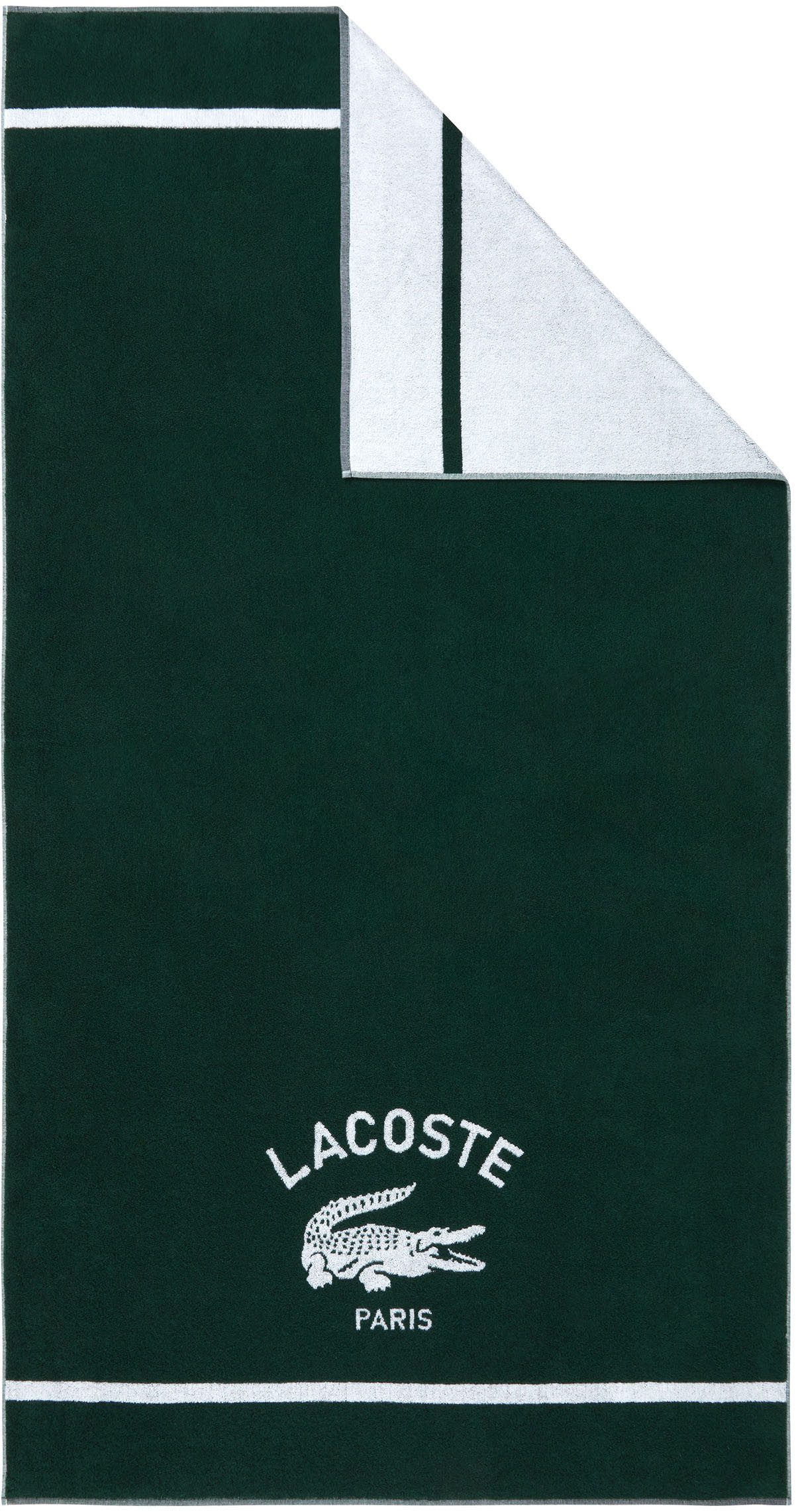 Lacoste Badetuch LORIGIN, Frottier (1-St), mit Label-Applikationen