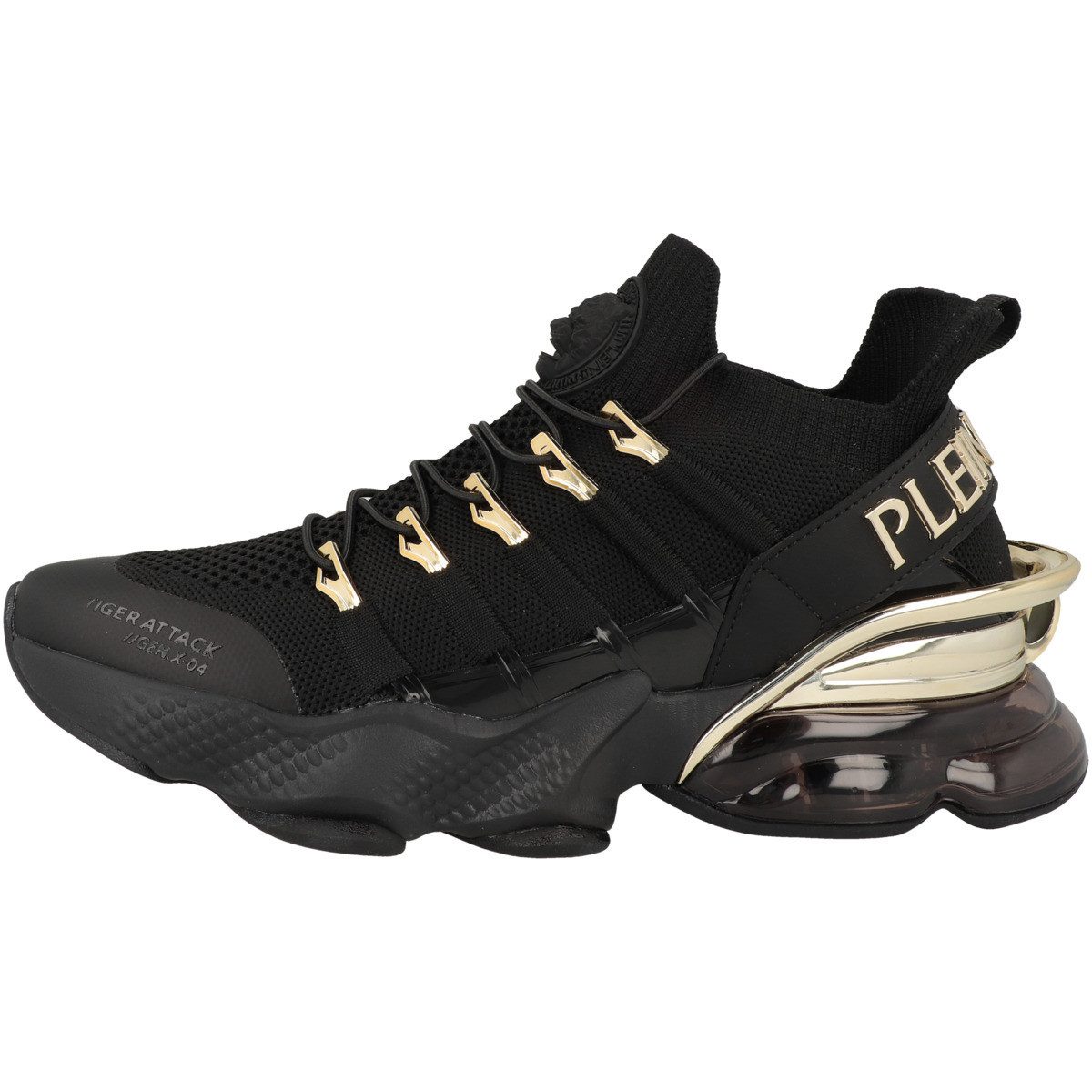 PLEIN SPORT Tiger Attack//GEN.X.04 Unisex Erwachsene Sneaker Turnschuhe, Sportschuhe, Freizeitschuhe, Halbschuhe, Schnürschuhe
