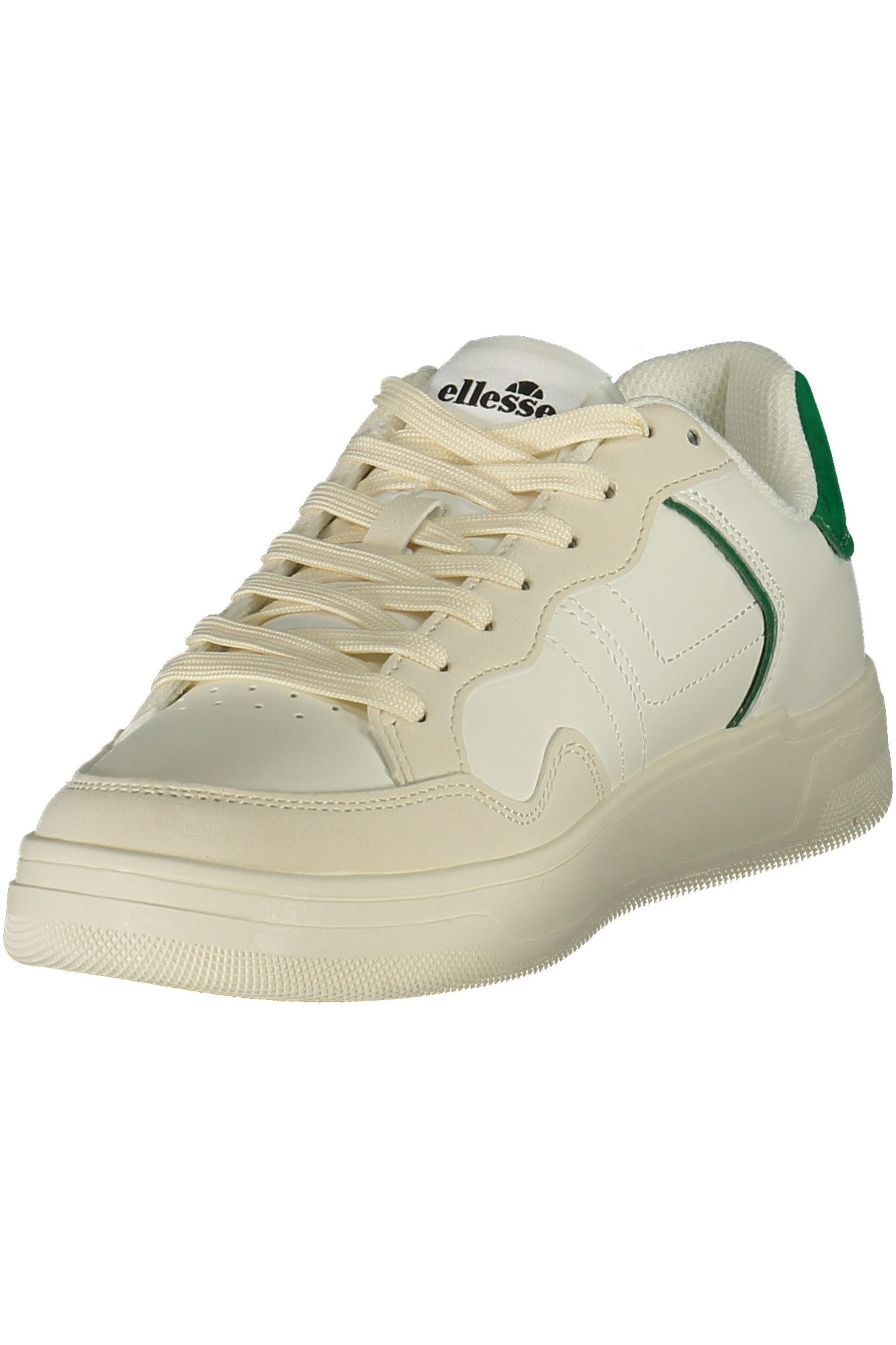 Ellesse Sneaker Moderner Herrensportschuh, Weiß mit Grün, Bequem