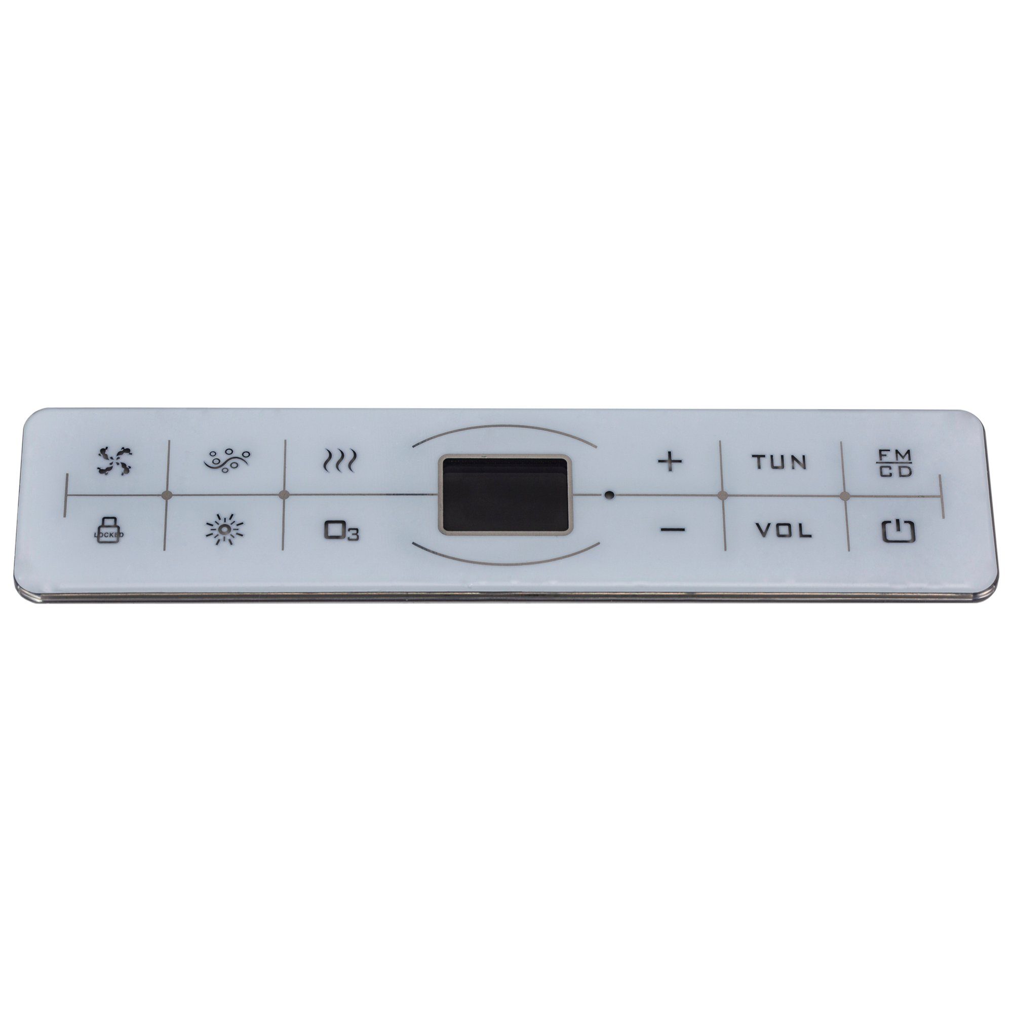 Basera® Whirlpool-Badewanne CLASSIC Indoor Whirlpool Badewanne Bali 170 x 75 cm, (Komplett-Set), mit 12 Massagedüsen, LED, Touchpanel, Bluetooth und Radio