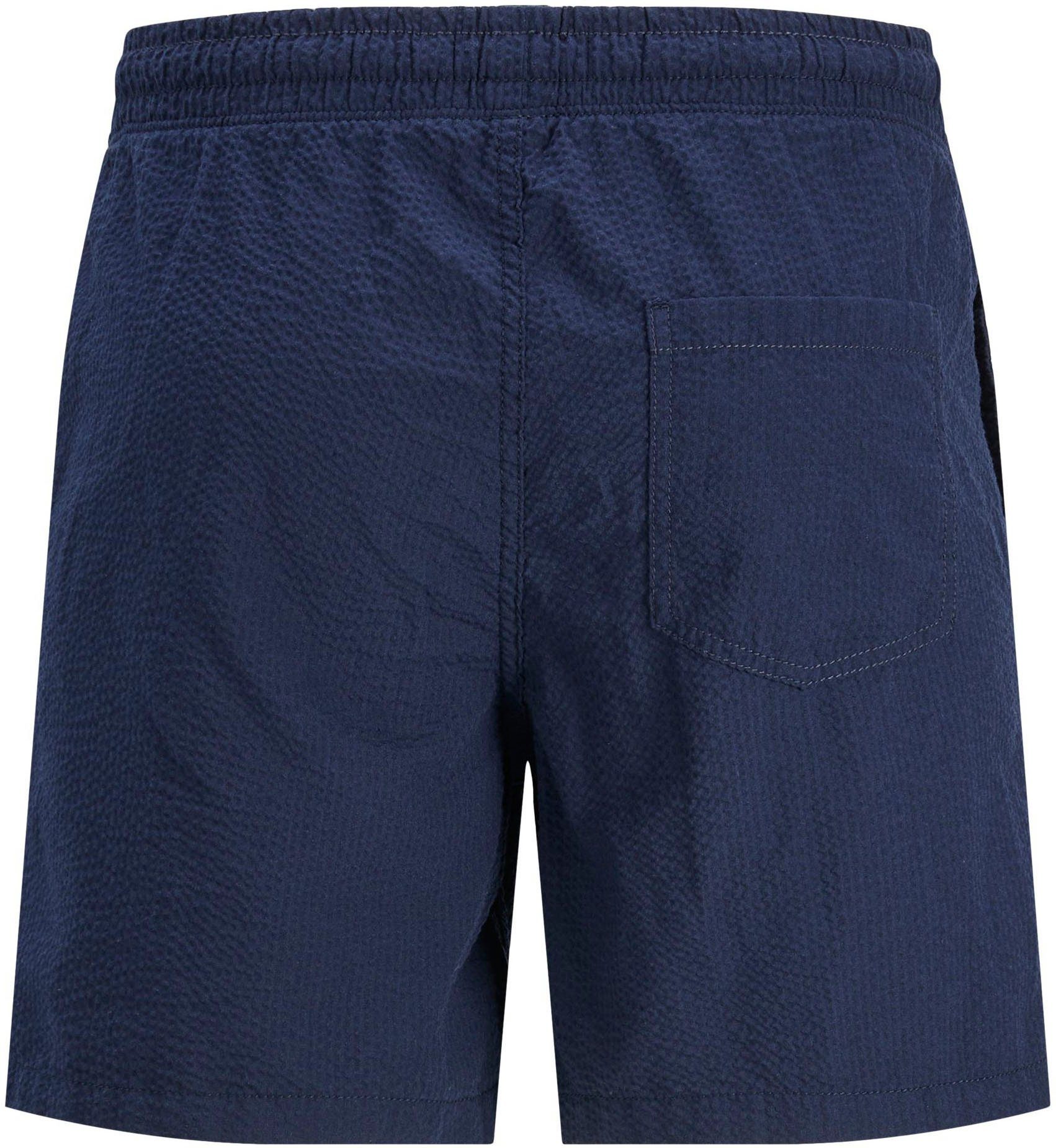 Jack & Jones Sweatshorts SN SEERSUCKER JJJOGGER JPSTJEFF DEK Blazer Navy