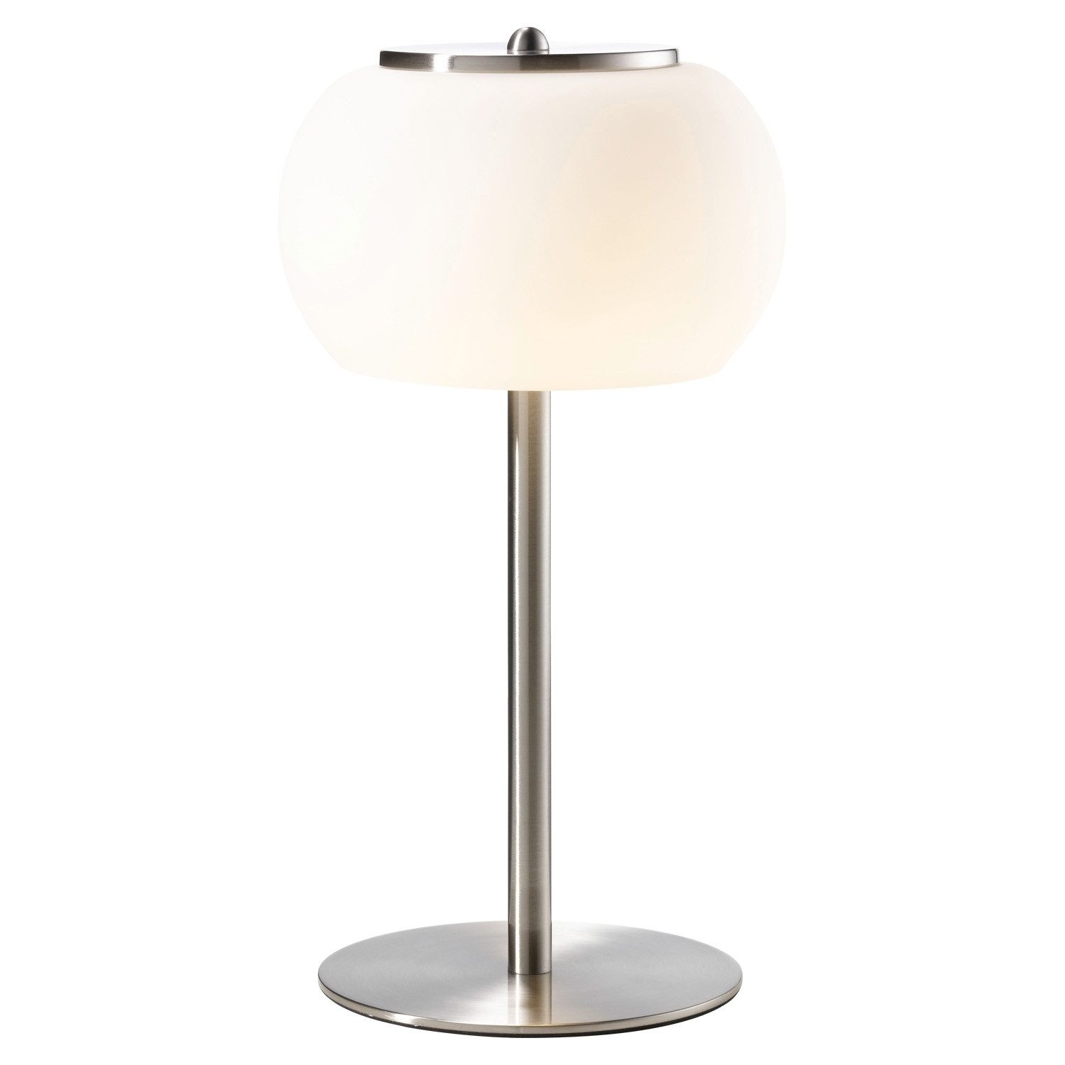 casa NOVA LED Tischleuchte HILDA, 1-flammig, H 33 cm, Silbergrau, Weiß, LED günstig online kaufen