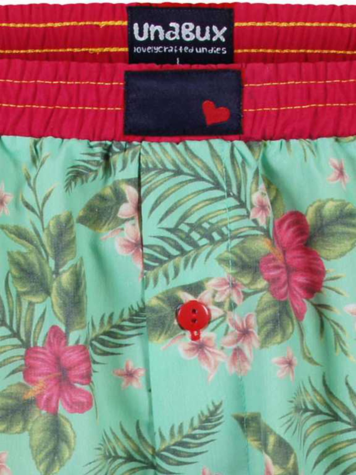 Unabux Boxershorts Dunkelblau mit Motiv günstig online kaufen