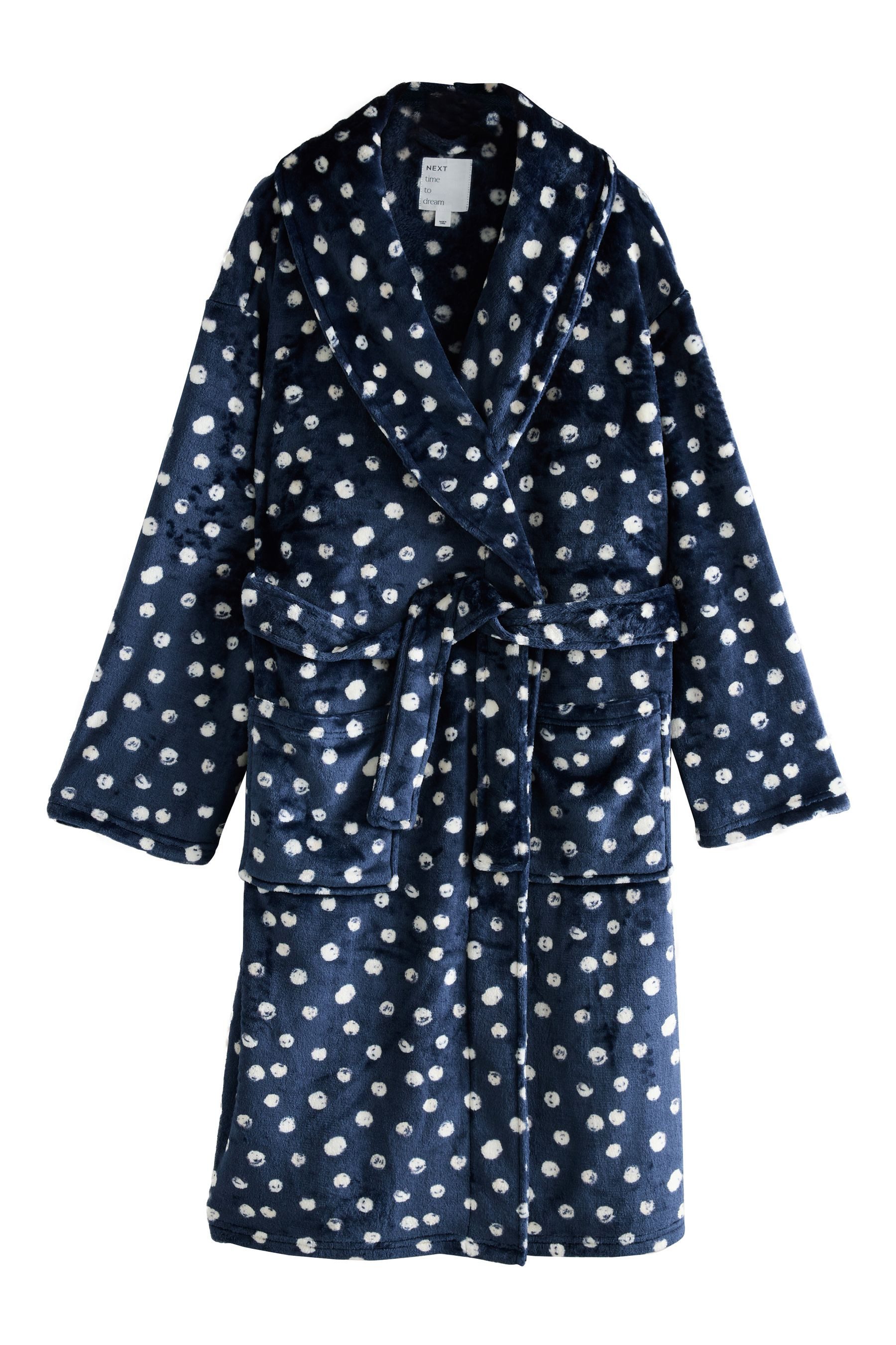 Next Damenbademantel Superweicher Bademantel, Polyester (recycelt)