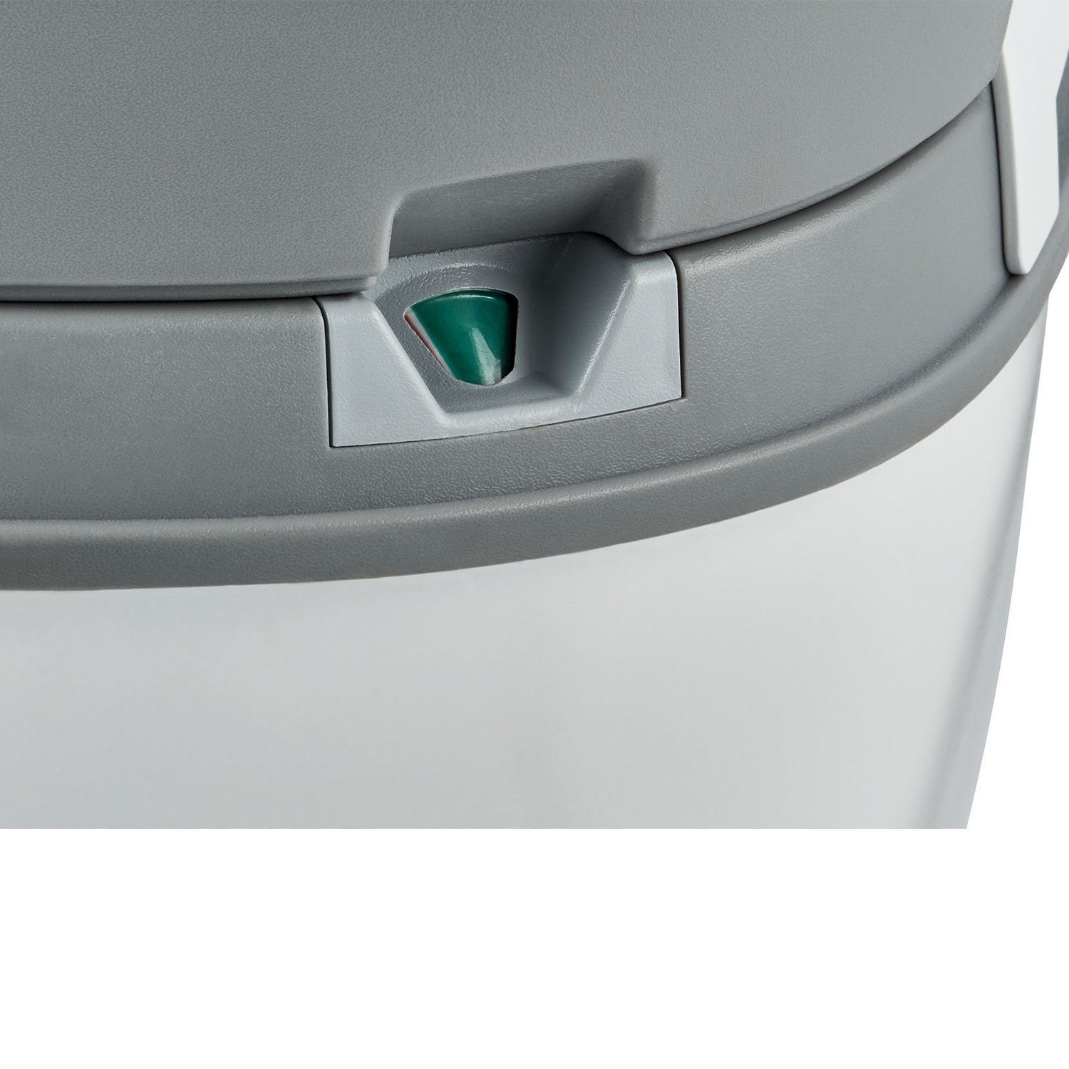 Enders® Campingtoilette Supreme Green Set, (Spar-Set, inkl. 1L RINSE + 1L GREEN + 4 Rollen selbstauflösendes Toilettenpapier), integrierter Papierhalter, Belüftungstaste, Deckel + Brille abnehmbar