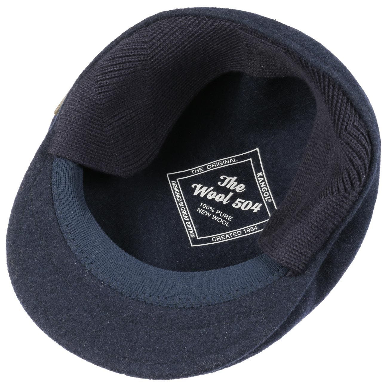 Kangol Flat Cap (1-St) Schiebermütze mit Schirm
