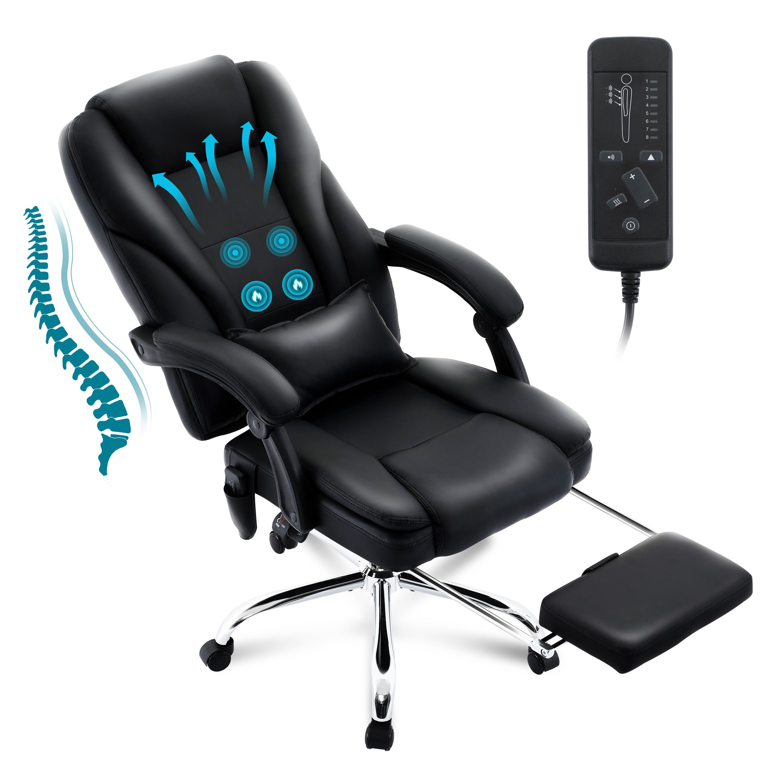 FANTASYLAB Bürostuhl Ergonomischer Schreibtischstuhl, Chefsessel mit günstig online kaufen