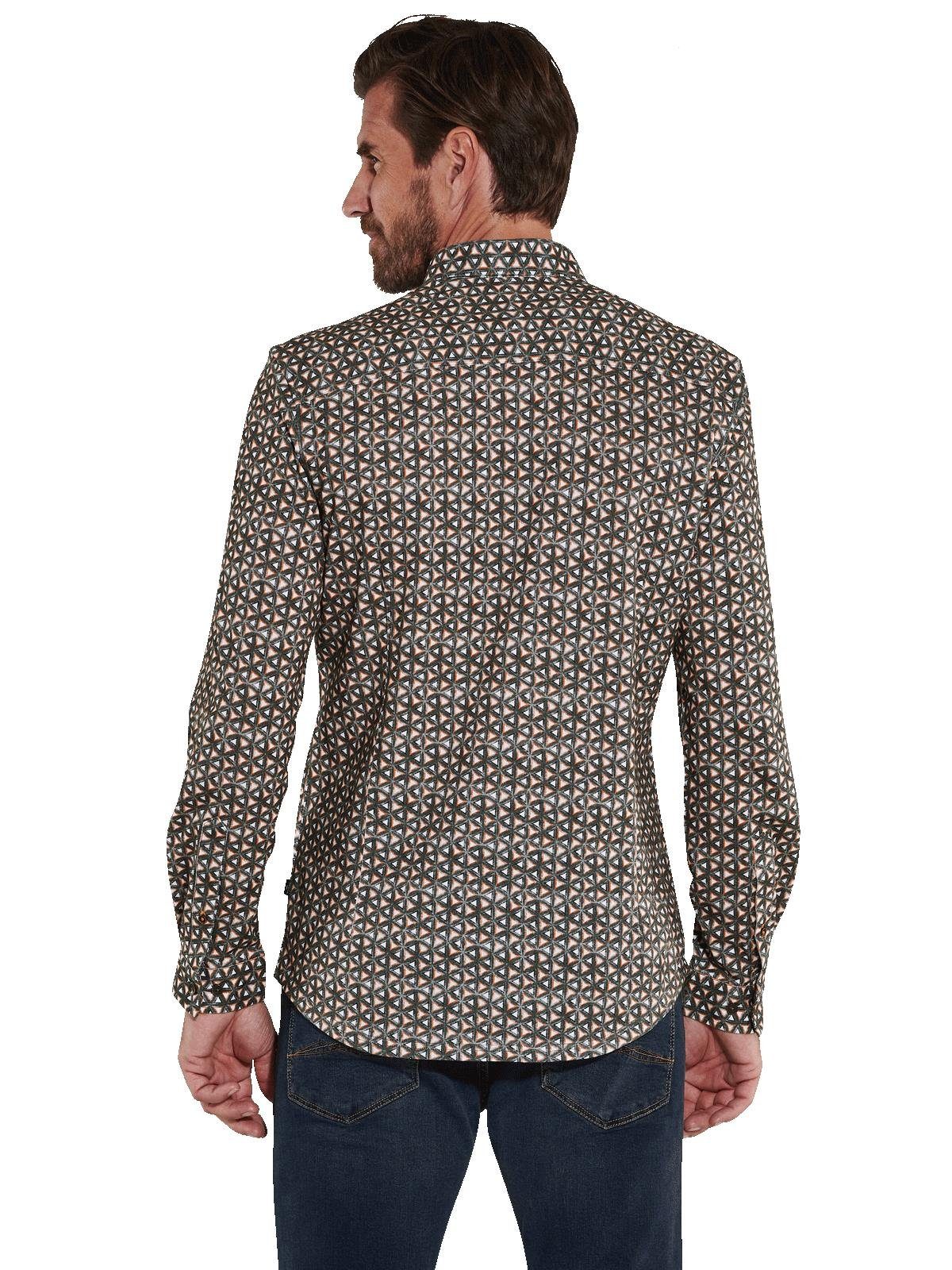 Engbers Langarmhemd engbers Herren Hemd langarm, Orange