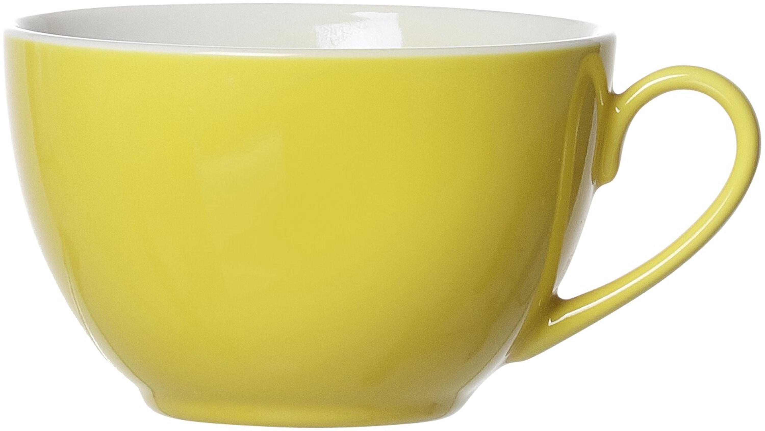 Ritzenhoff & Breker Becher Doppio Kaffee-Obertasse 200 ml Porzellan sonnengelb, Porzellan