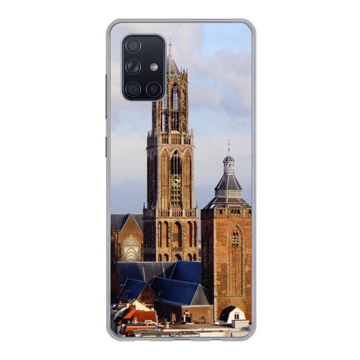 MuchoWow Handyhülle Domturm - Niederlande - Utrecht Handyhülle Samsung Galaxy A51 5G Smartphone-Bumper Print Handy