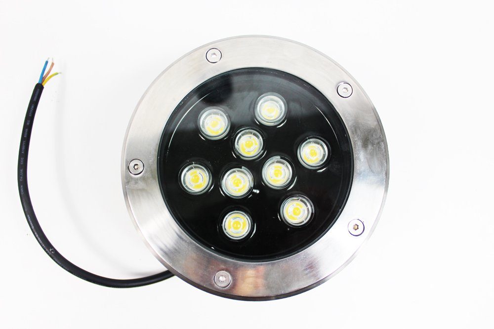 Arnusa LED fest Wegeleuchte warmweiß LED Einbaustrahler Bodenstrahler Auffahrt, integriert
