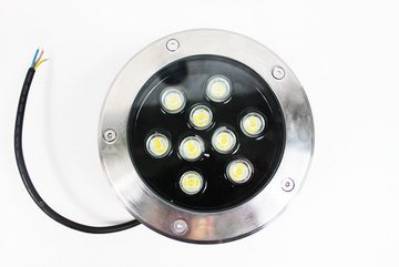 Arnusa LED Einbaustrahler Bodenstrahler Wegeleuchte Auffahrt, LED fest integriert, warmweiß
