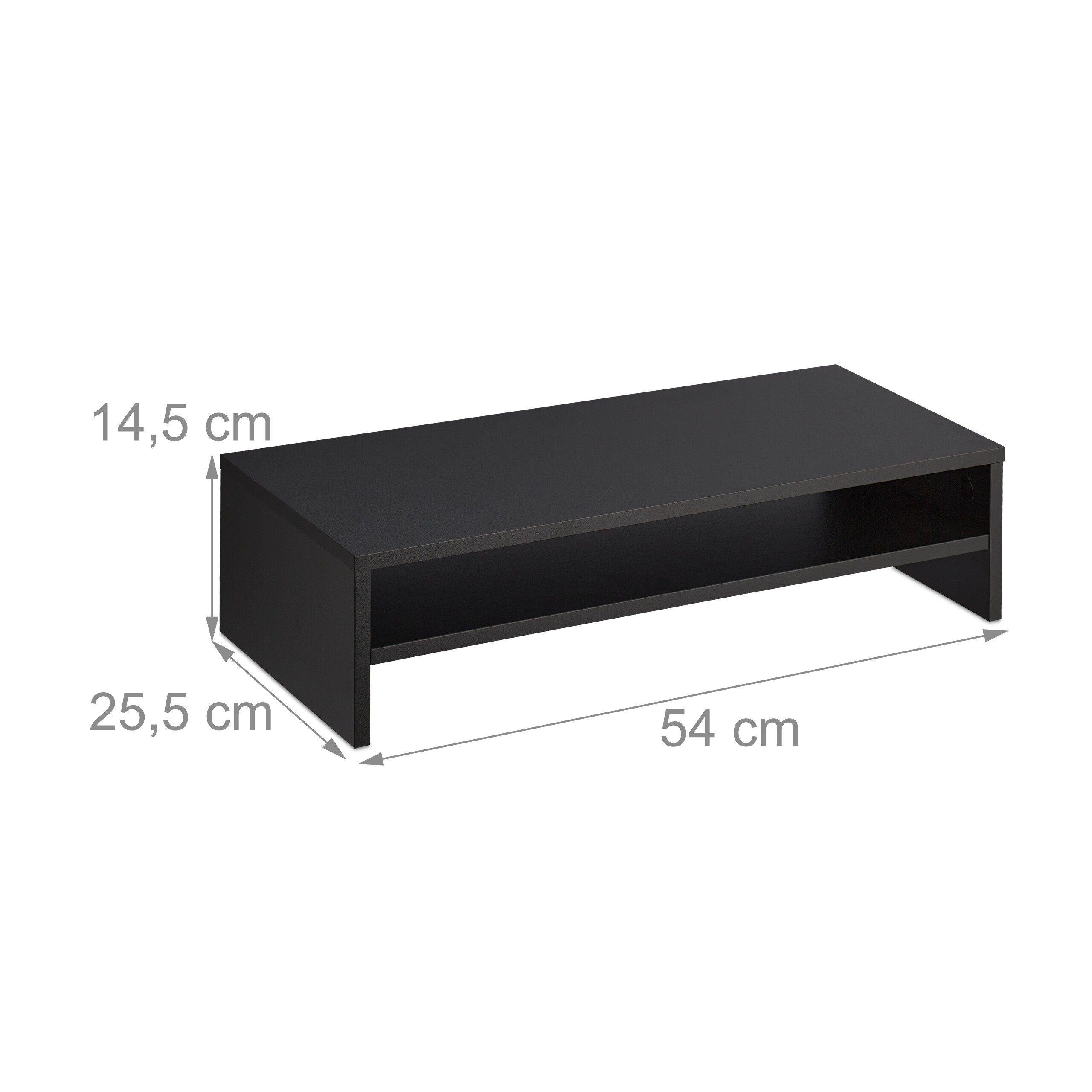 relaxdays Monitorständer mit Zusatzablage, (1-tlg) – Bild 4 von 5