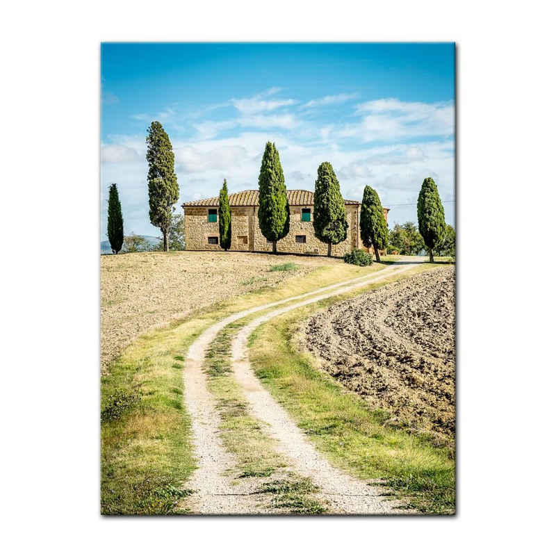 Bilderdepot24 Leinwandbild Toskana - Italien, Landschaften