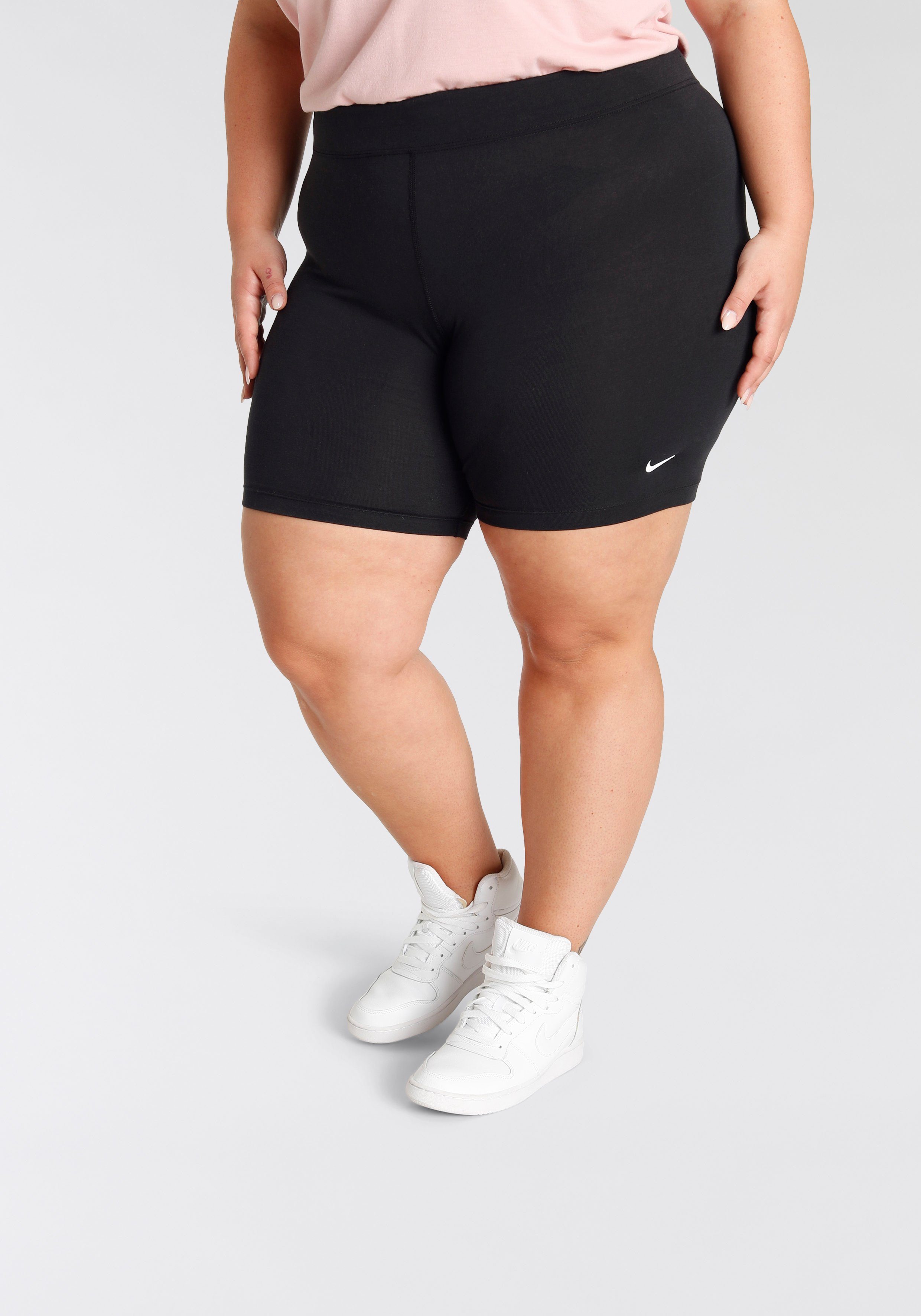 Nike Sportswear Radlerhose »Nsw Estl Bk Shrt Lbr Mr Plus Women's Mid-rise  Bike Shorts Plus Size« online kaufen | OTTO