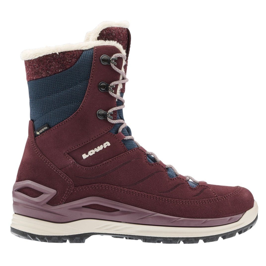 Lowa Calceta EVO GTX (Veloursleder, wasserdicht) 2025 rot/navyblau Damen Wi günstig online kaufen