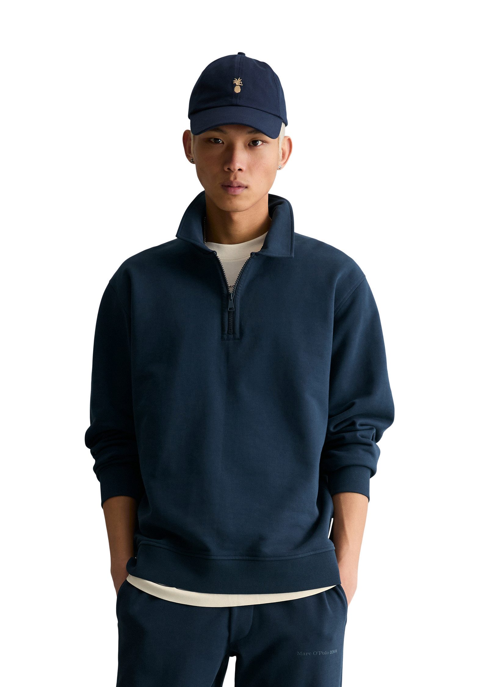 Marc O'Polo DENIM Sweatshirt aus reiner Bio-Baumwolle