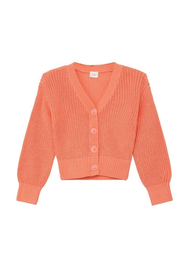 Cardigan Cardigan mit V-Ausschnitt