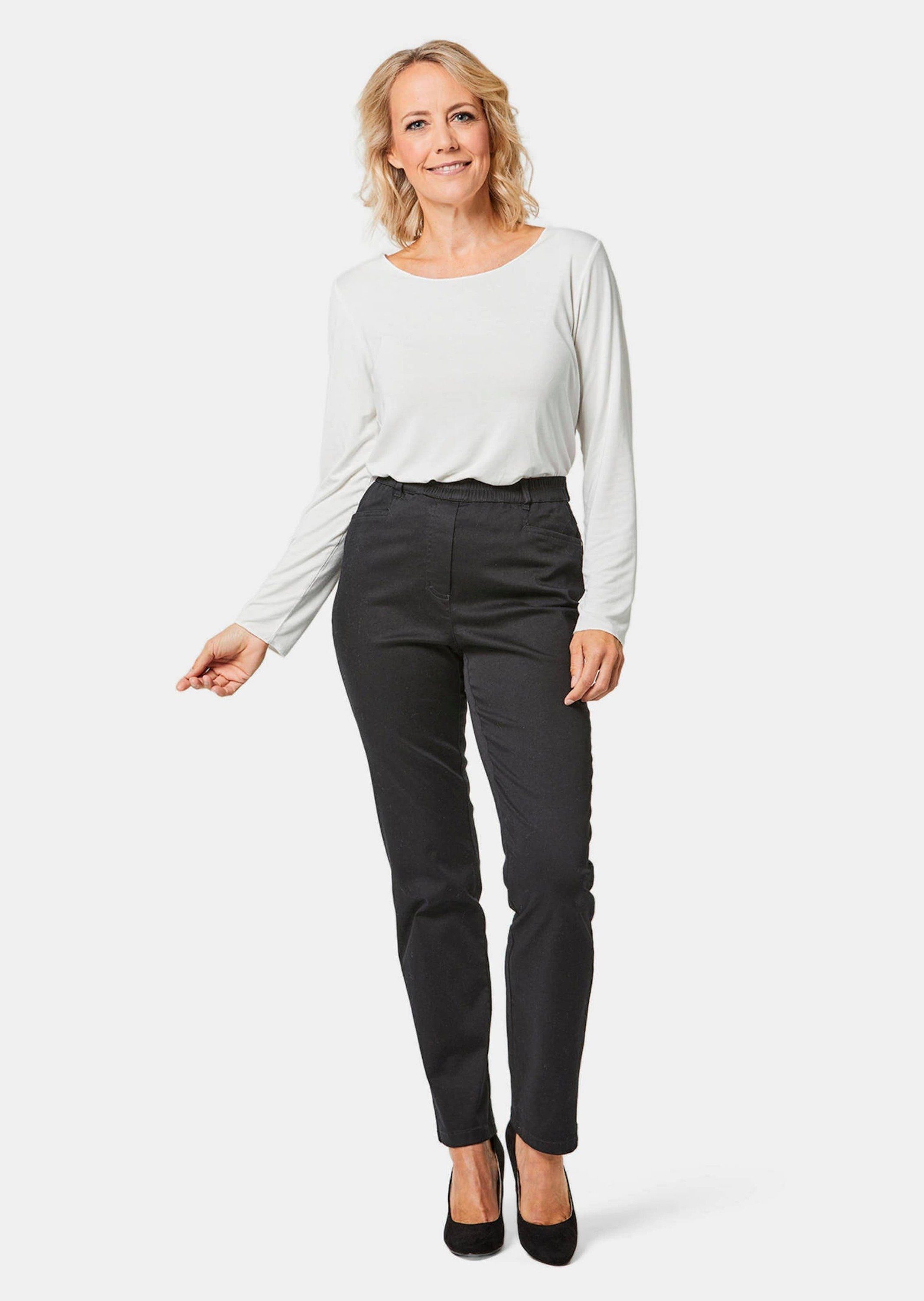 GOLDNER Schlupfhose Kurzgröße: Leichte Baumwollschlupfhose LOUISA günstig online kaufen