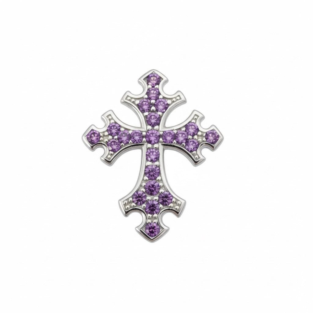 Bauchnabelpiercing aus 925 Sterling Silber – Top Down Kreuz beweglicher Steg