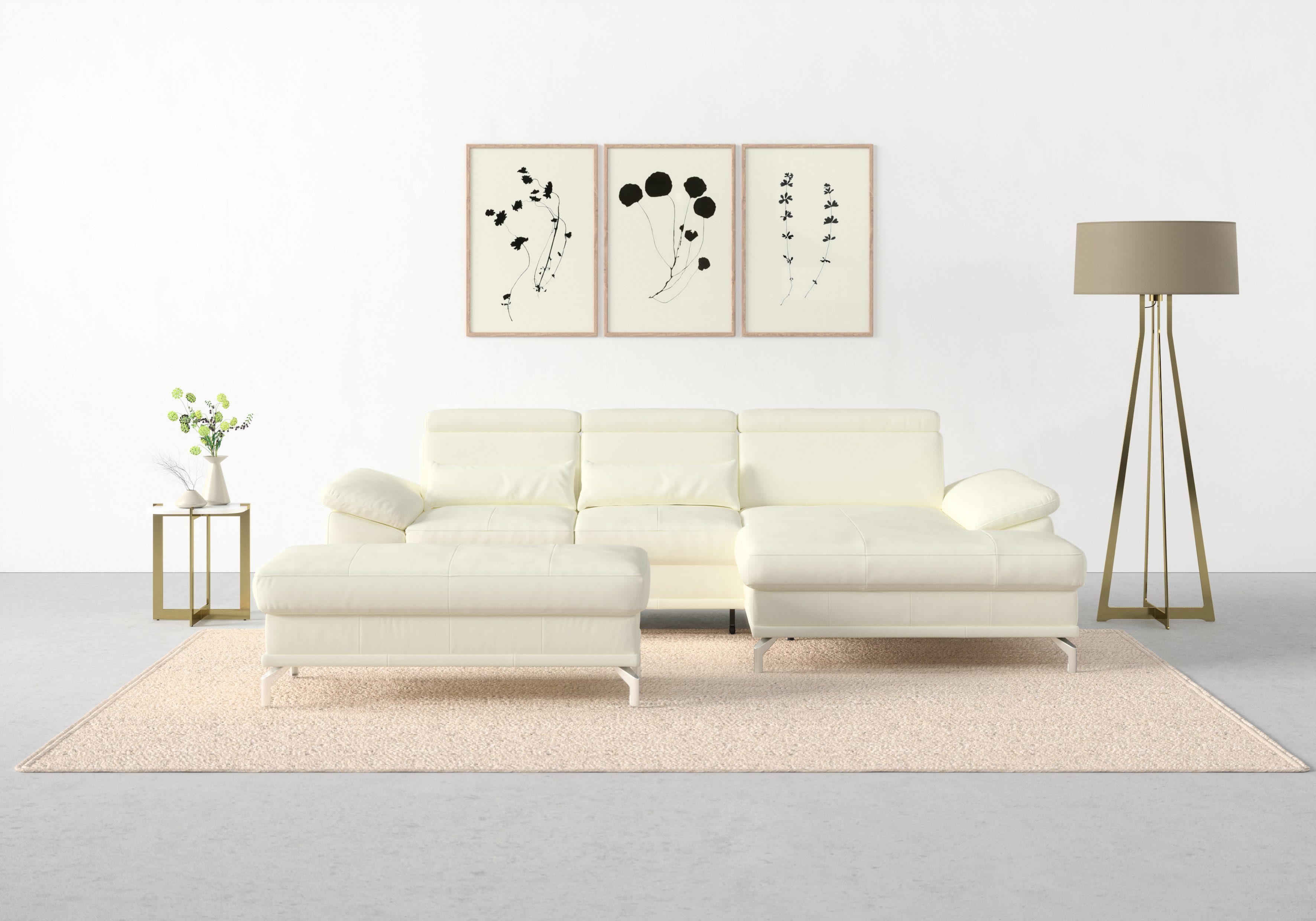 sit&more Ecksofa Cabrio L-Form, mit Sitztiefenverstellung, günstig online kaufen