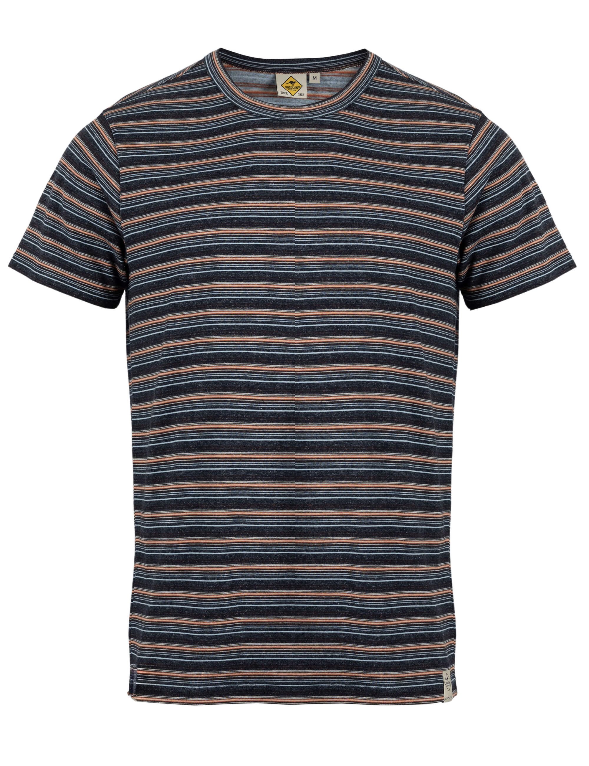 ROADSIGN australia T-Shirt Stripe (1, 1-tlg., 1) Multicolor Streifen Design & Sommer Look, modernes Casual- Shirt