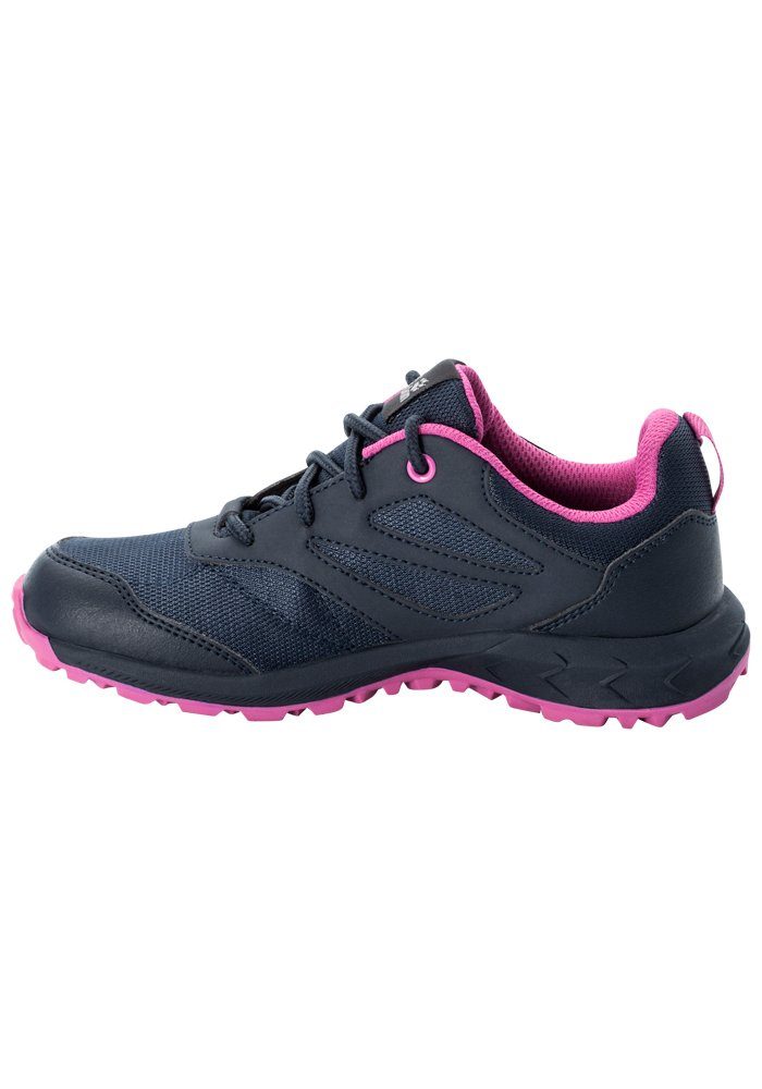 Jack Wolfskin WOODLAND TEXAPORE Wanderschuh K blue-pink LOW