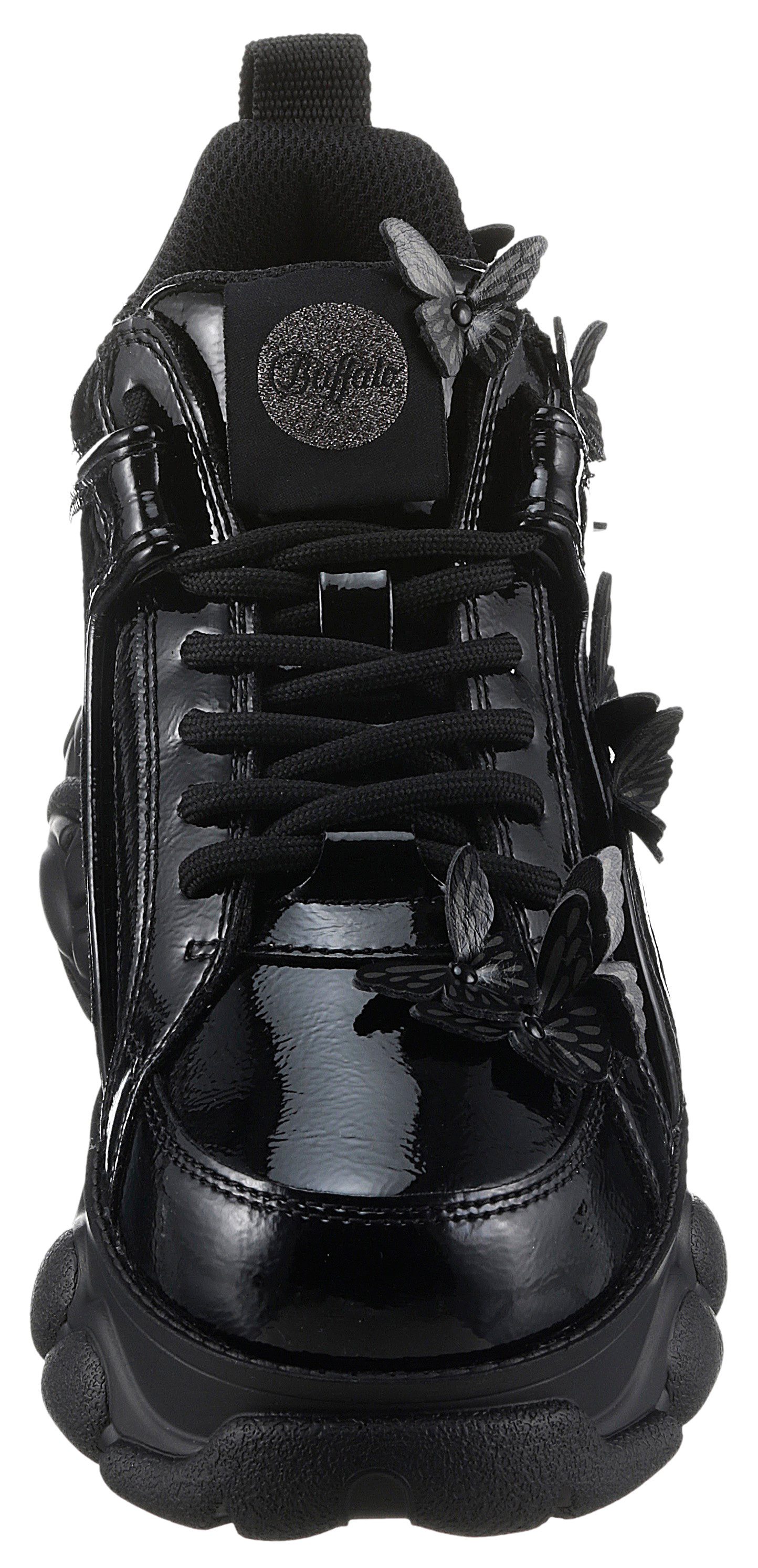 Buffalo CORIN BUTTERFLIES Plateausneaker, Freizeitschuh, Halbschuh, Schnürschuh, Streetwear, vegan