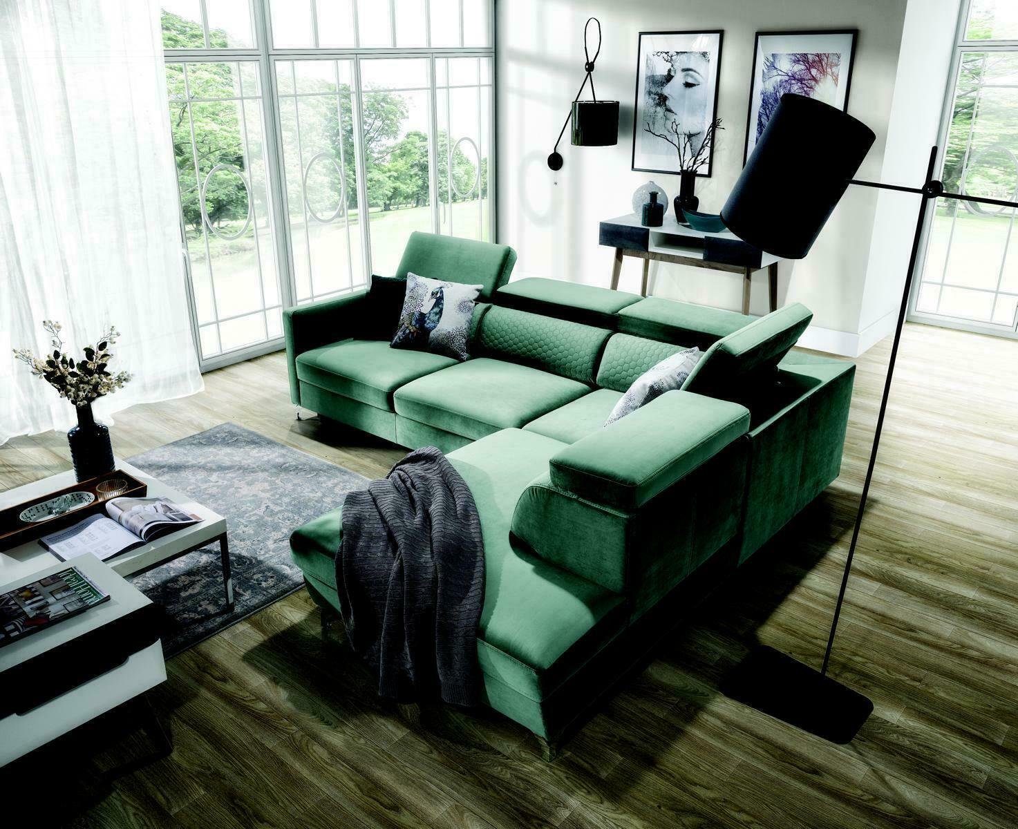 Made in Ecksofa Moderne Couch Europe Garnitur Wohnlandschaft JVmoebel Sofa, Ecksofa Polster