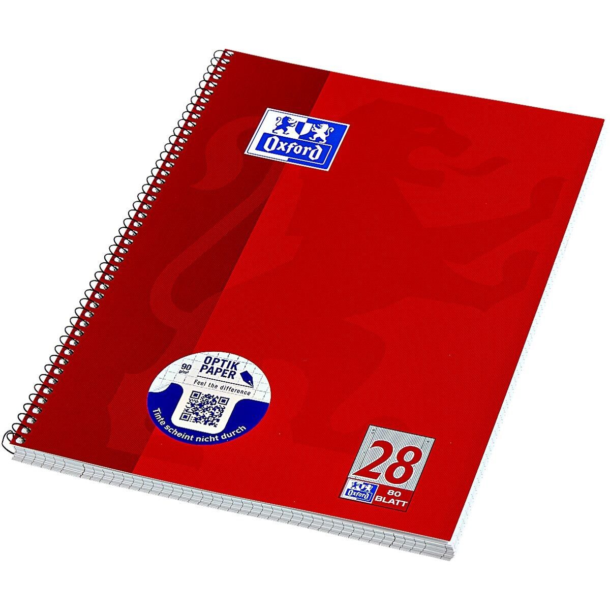 OXFORD Collegeblock Schule Lineatur 28