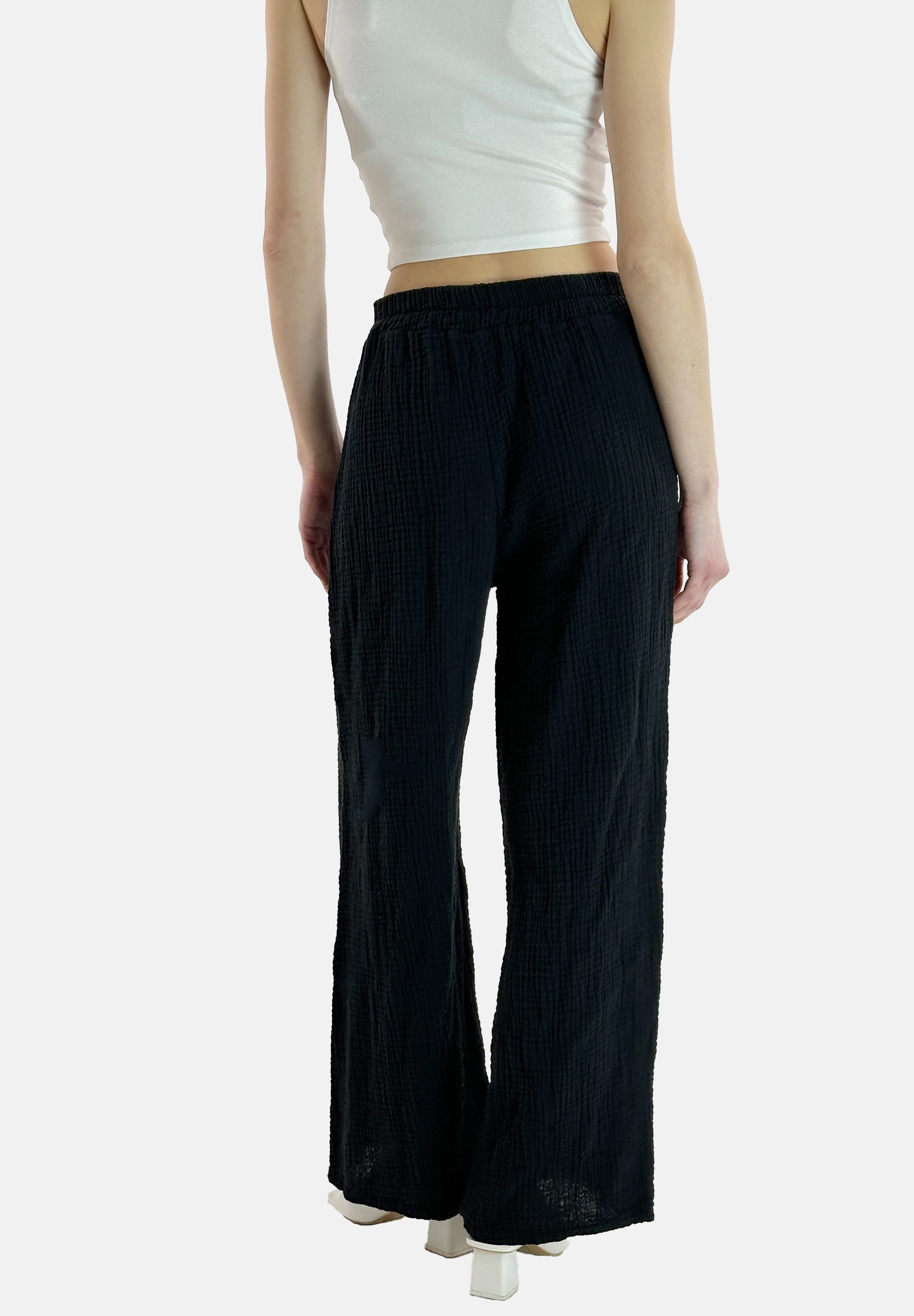 Elara Stoffhose Mouseline Hose (1-tlg)
