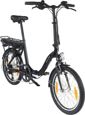 ALLEGRO E-Bike Compact SUV 7 374, 7 Gang microSHIFT, Kettenschaltung, Heckmotor, 374 Wh Akku, Pedelec, Elektrofahrrad für Damen u. Herren, Faltrad