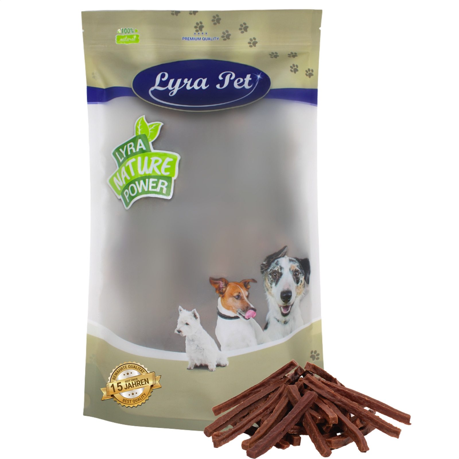 Lyra Pet 1 kg Lyra Pet® Pferdedörrfleisch Pferd, Ergänzungsfutter für: Hund