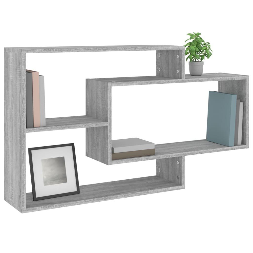 cm Sonoma Grau Wandregal Holzwerkstoff, Regal vidaXL 104x20x58,5 1-tlg.