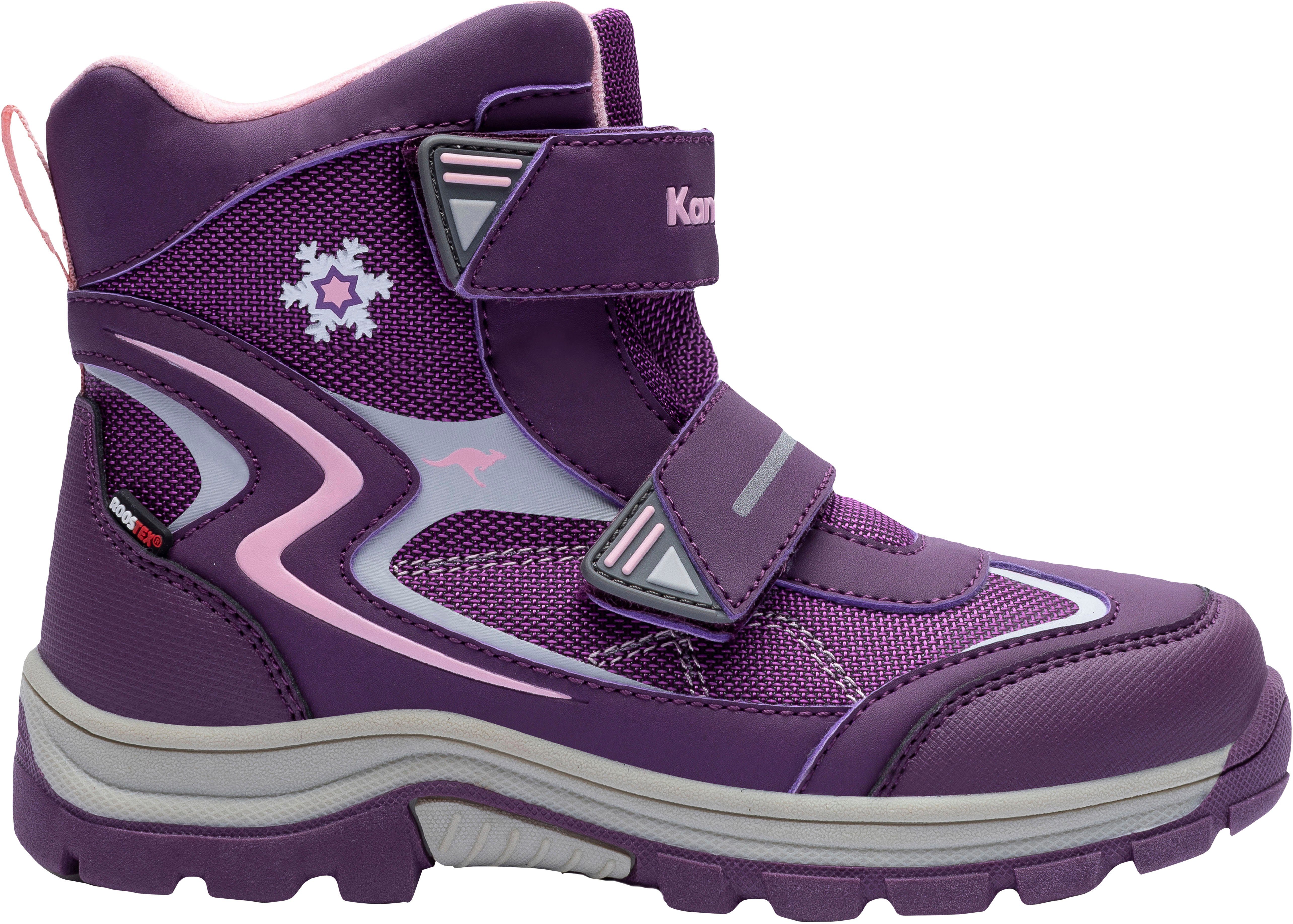 mit Winterstiefel wasserdicht KangaROOS Klettverschluss K-Lawi V ROOSTEX