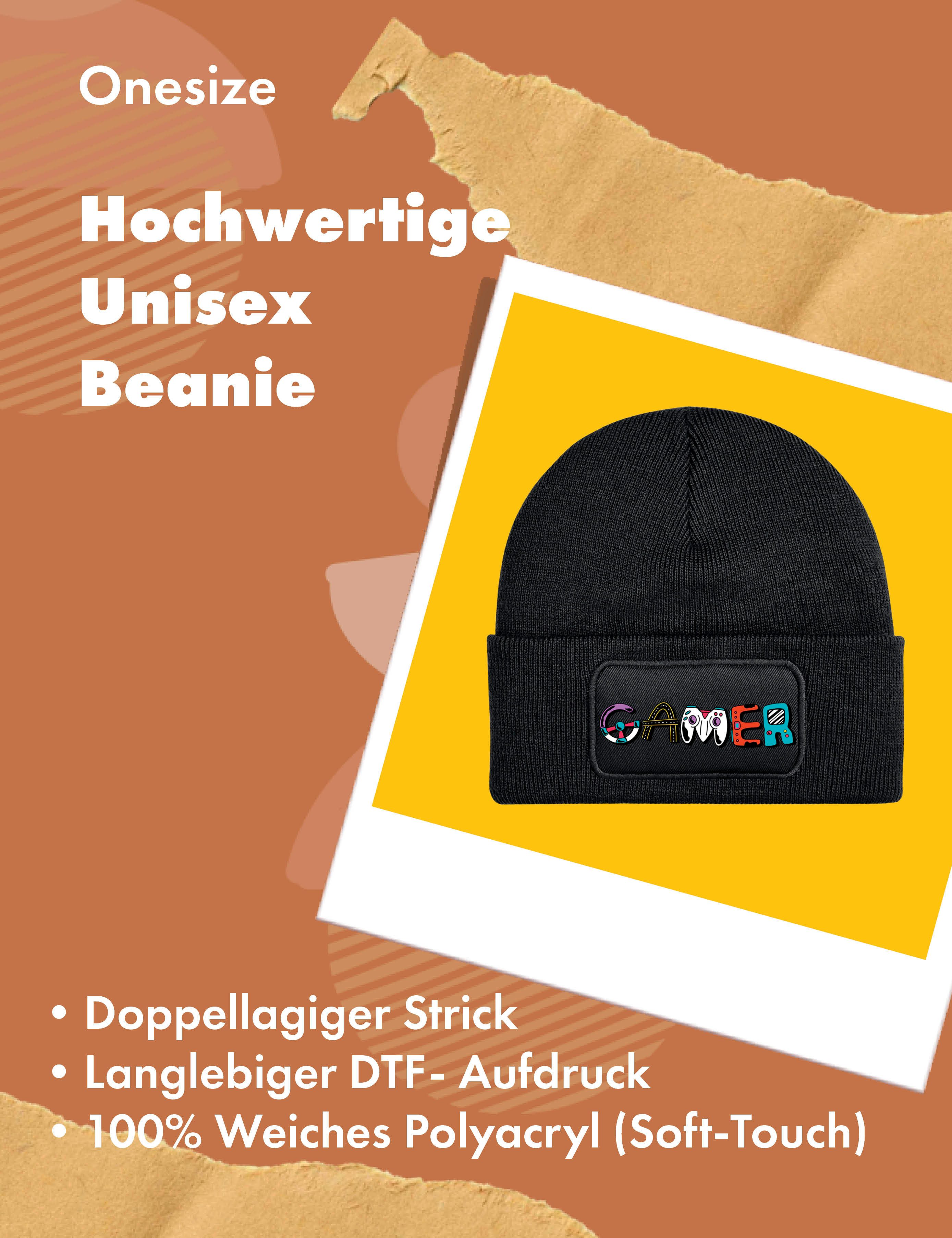 Youth Designz Beanie Gamer Unisex Beanie Mütze mit trendigem Motiv