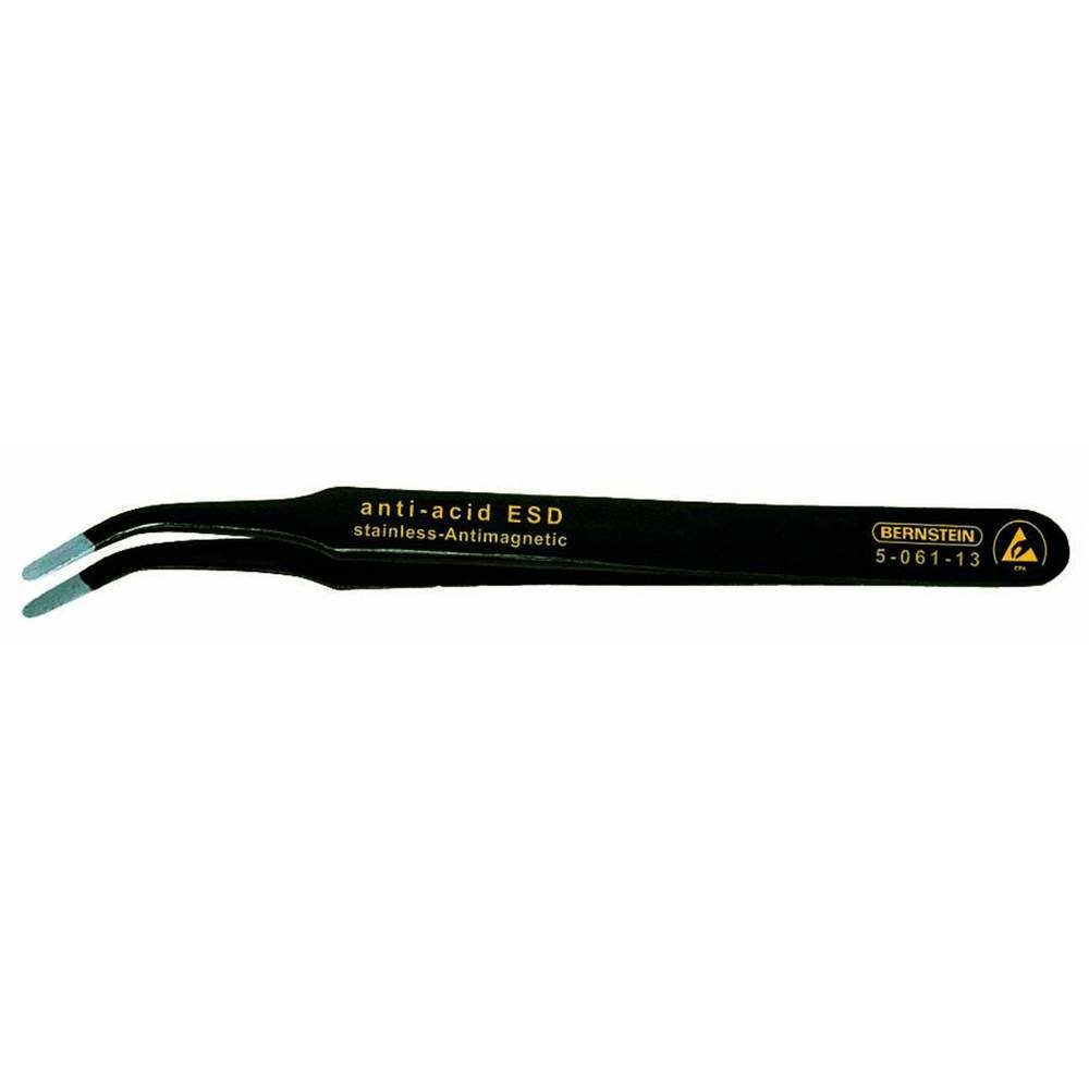 BERNSTEIN TOOLS FOR ELECTRONICS Pinzette SMD-Pinzette, 115 mm, abgewinkelte, flach-breite mehr