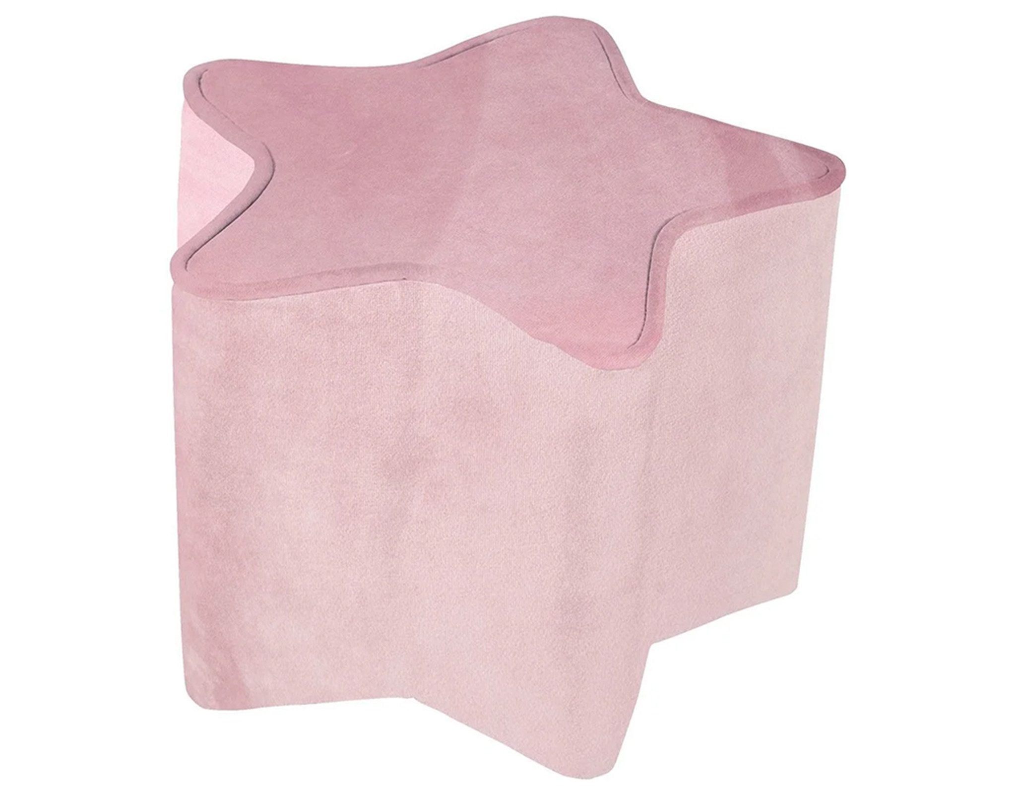 roba® Kinderhocker Kinderhocker Hocker Stoffsitz Samtstoff Sternform Sitz B günstig online kaufen