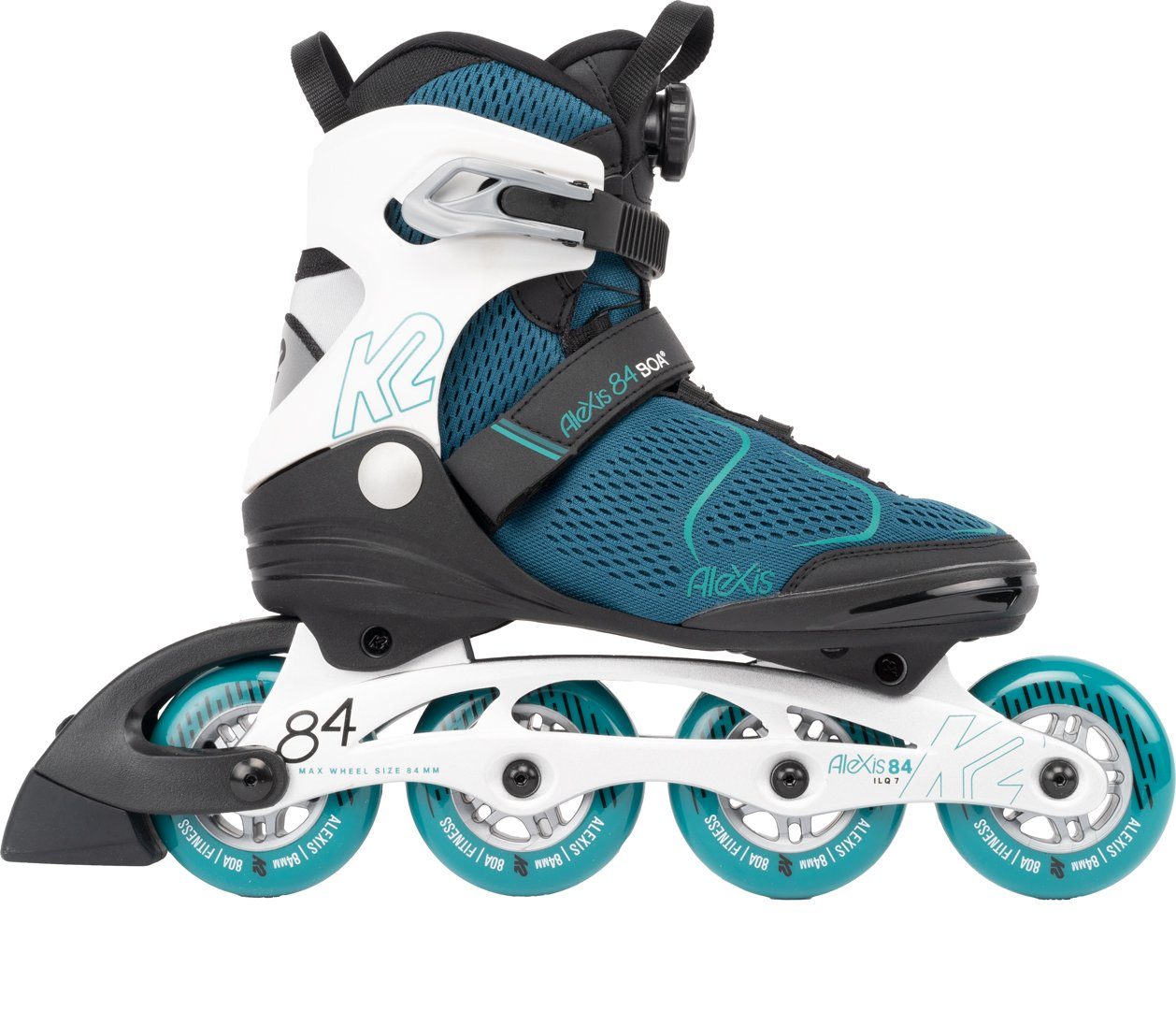 K2 Inlineskates K2 ALEXIS 84 BOA Inline Skate teal/white