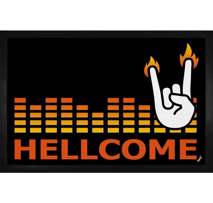 Fußmatte Heavy Metal - Hellcome 1art1 Höhe: 5 mm