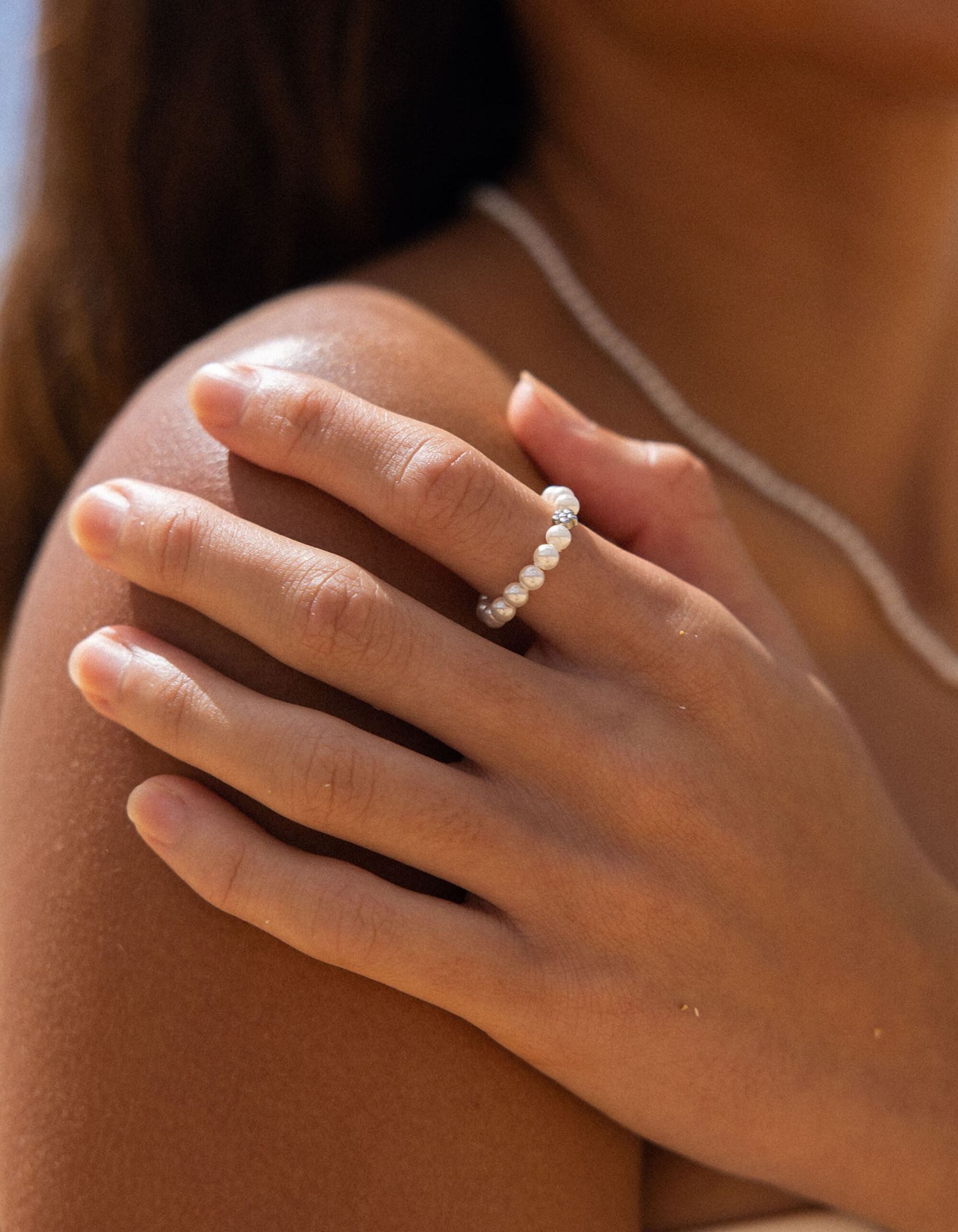 Purelei Perlenring Shiny Bloom (Ring, 1-tlg)