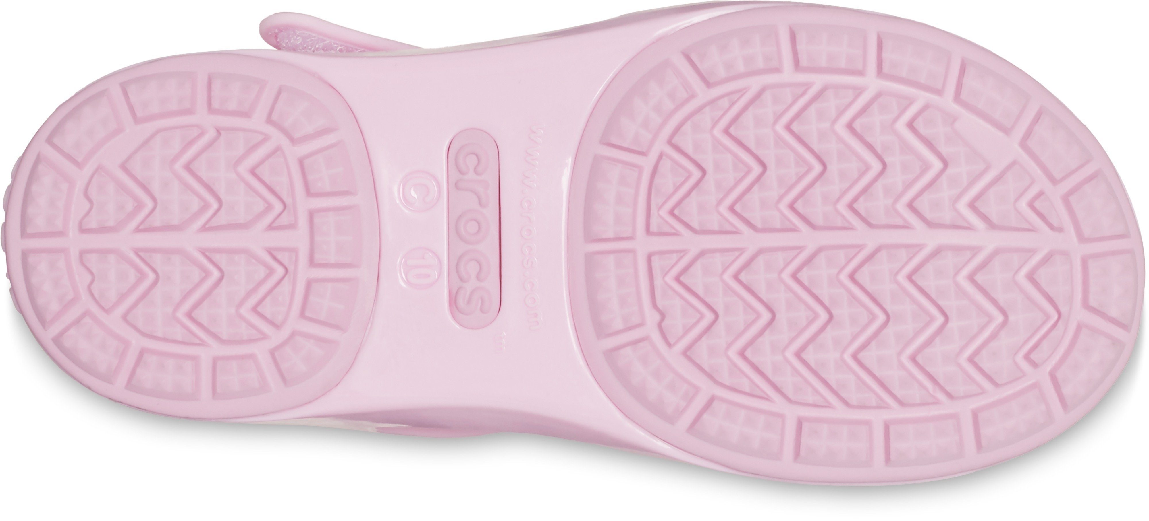 Schnallen Isabella Crocs mit Sandal T rosa-Flamingo Badeschuh verstellbaren