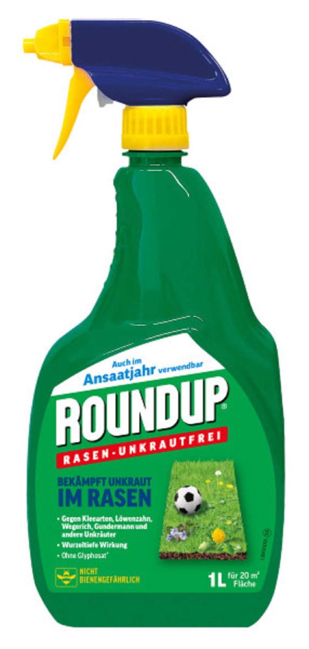ROUNDUP Unkrautbekämpfungsmittel Roundup Rasen Unkrautfrei AF 1 L